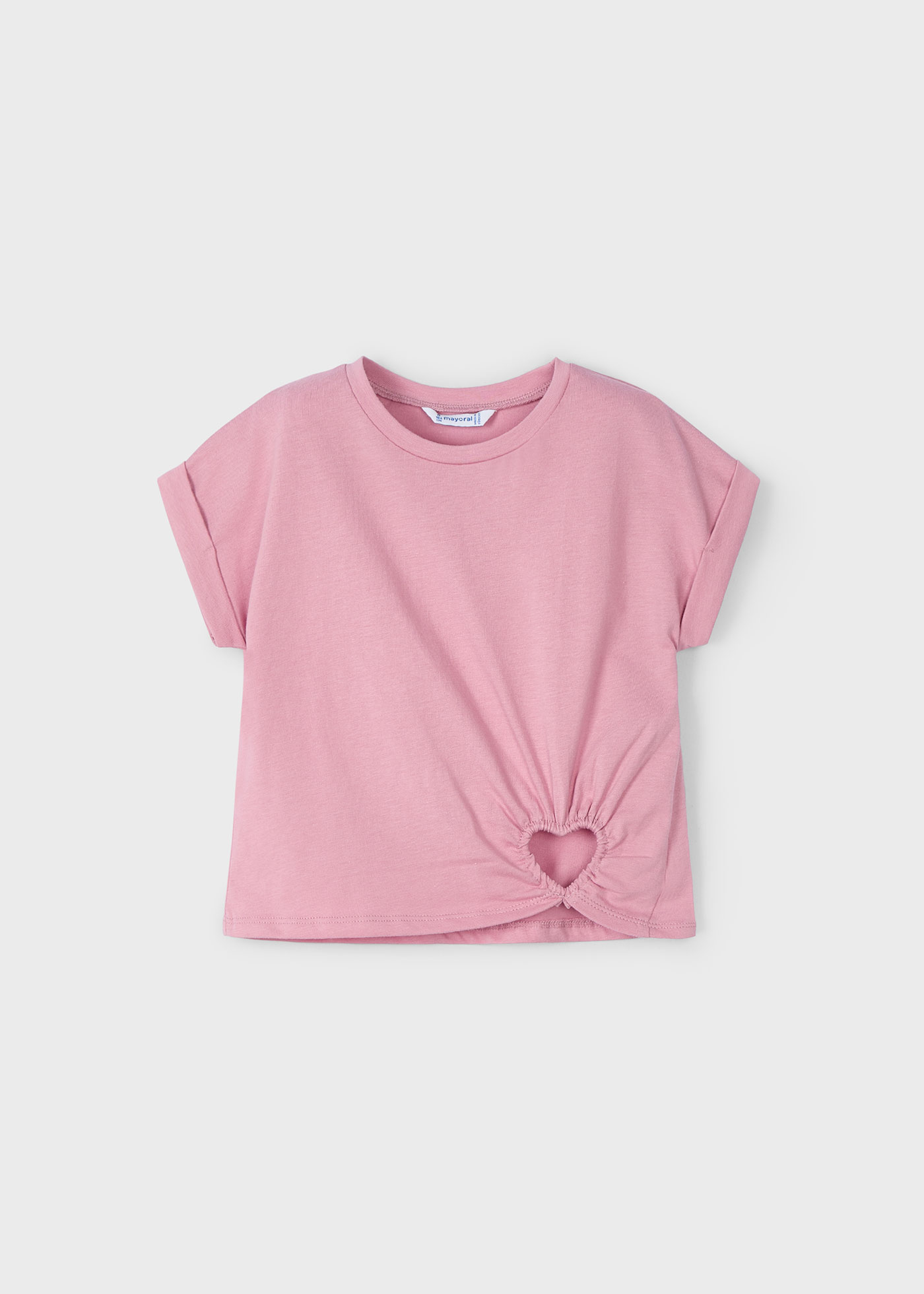 Camiseta corazón niña