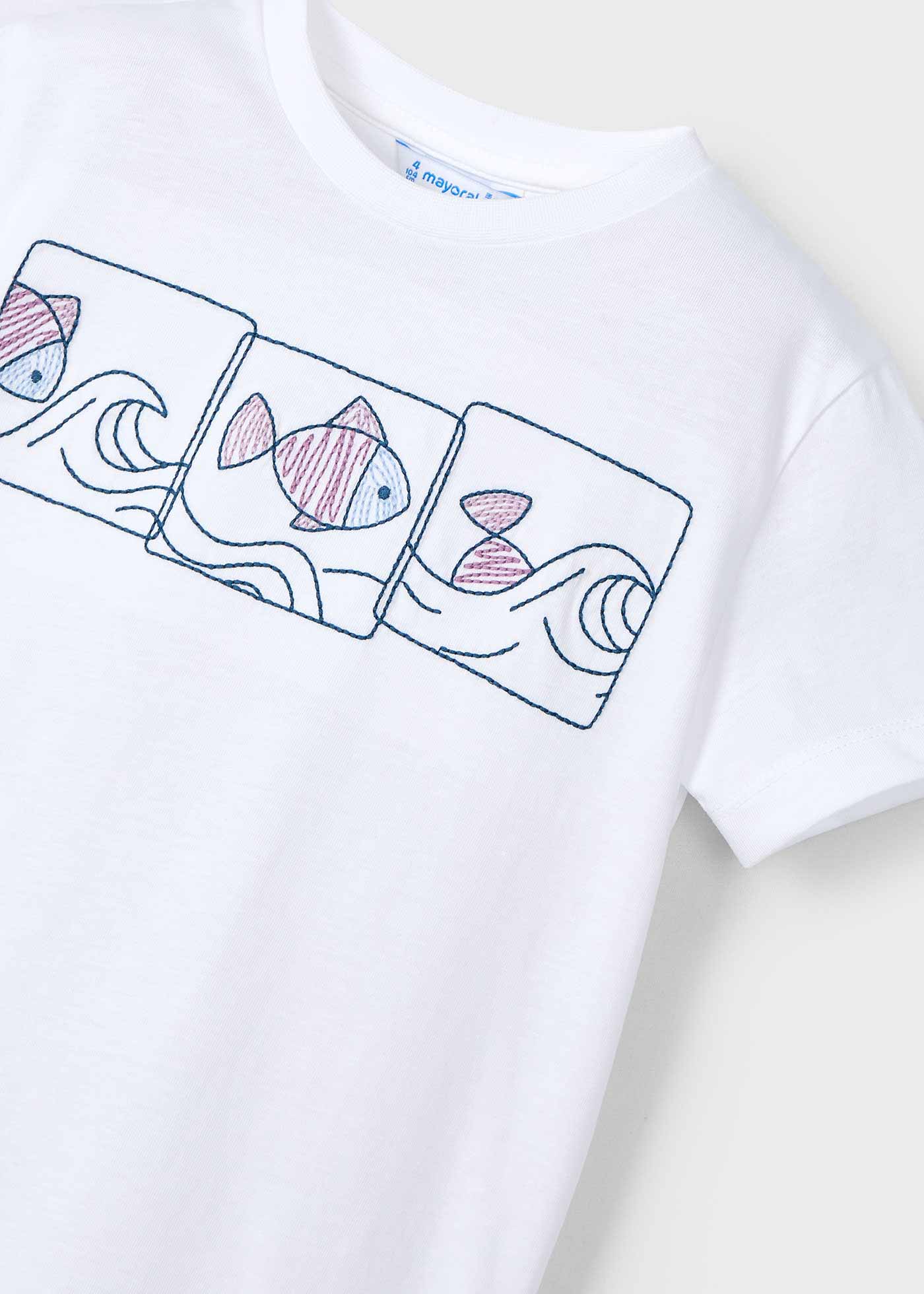 Camiseta bordado niño