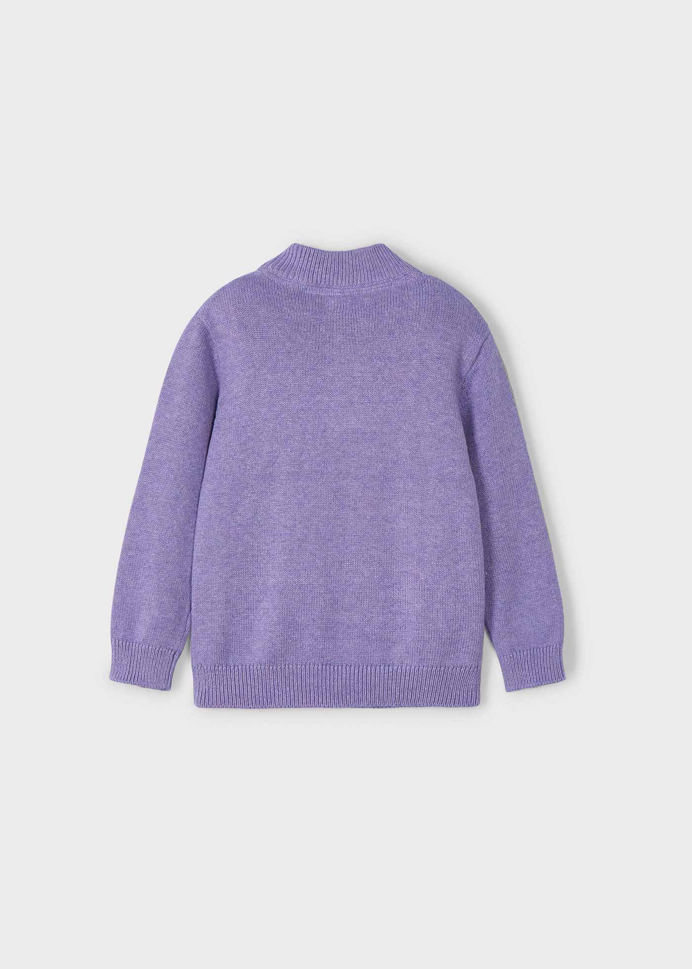 Boy zip neck jumper