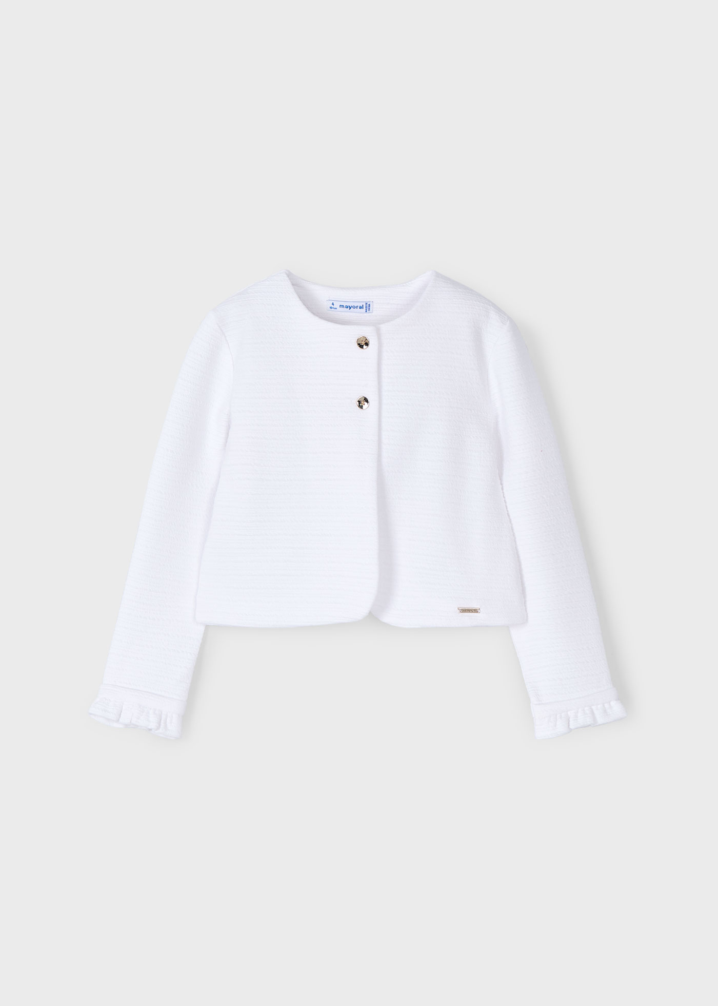 Cardigan punto strutturato bambina