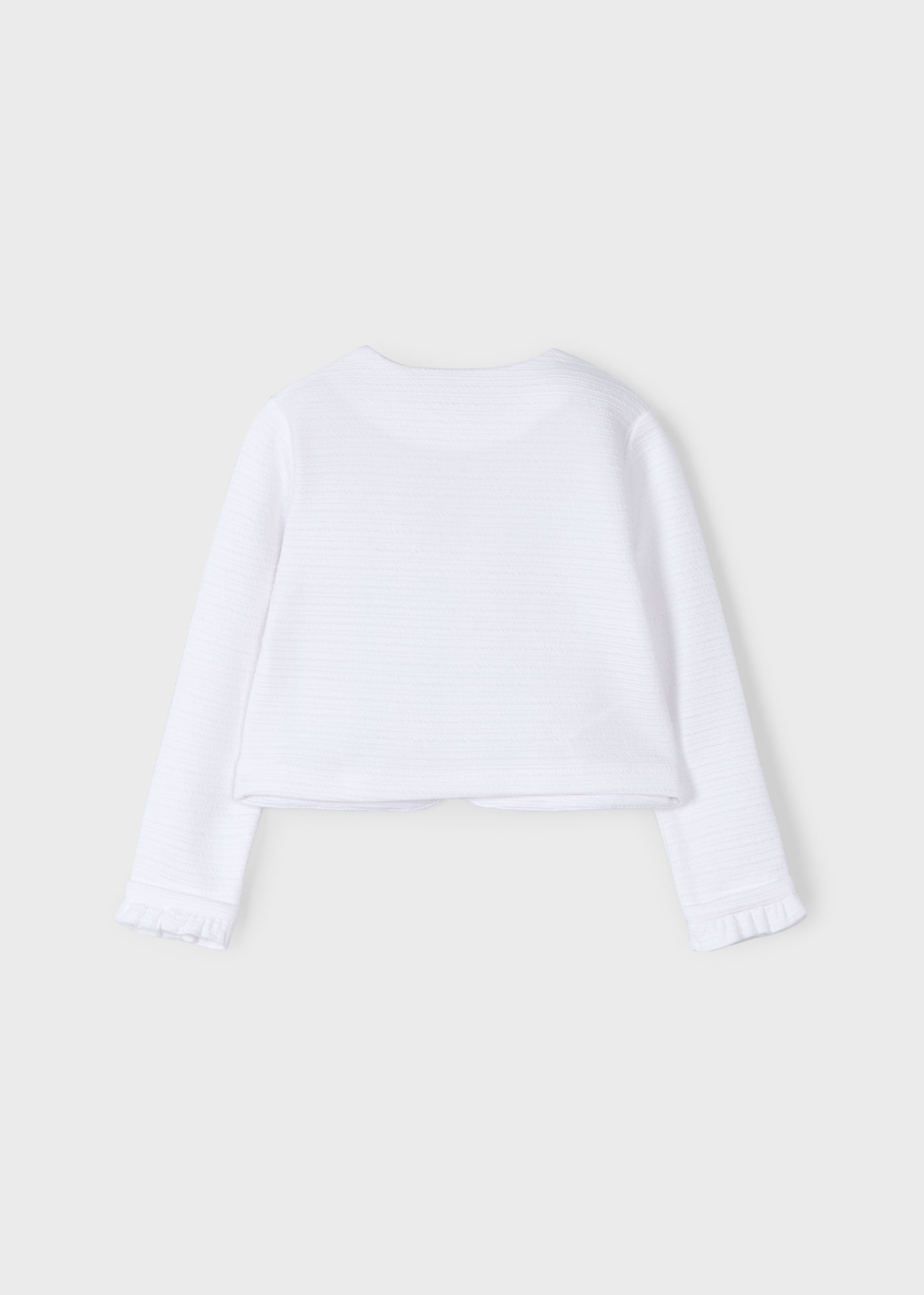 Cardigan punto strutturato bambina