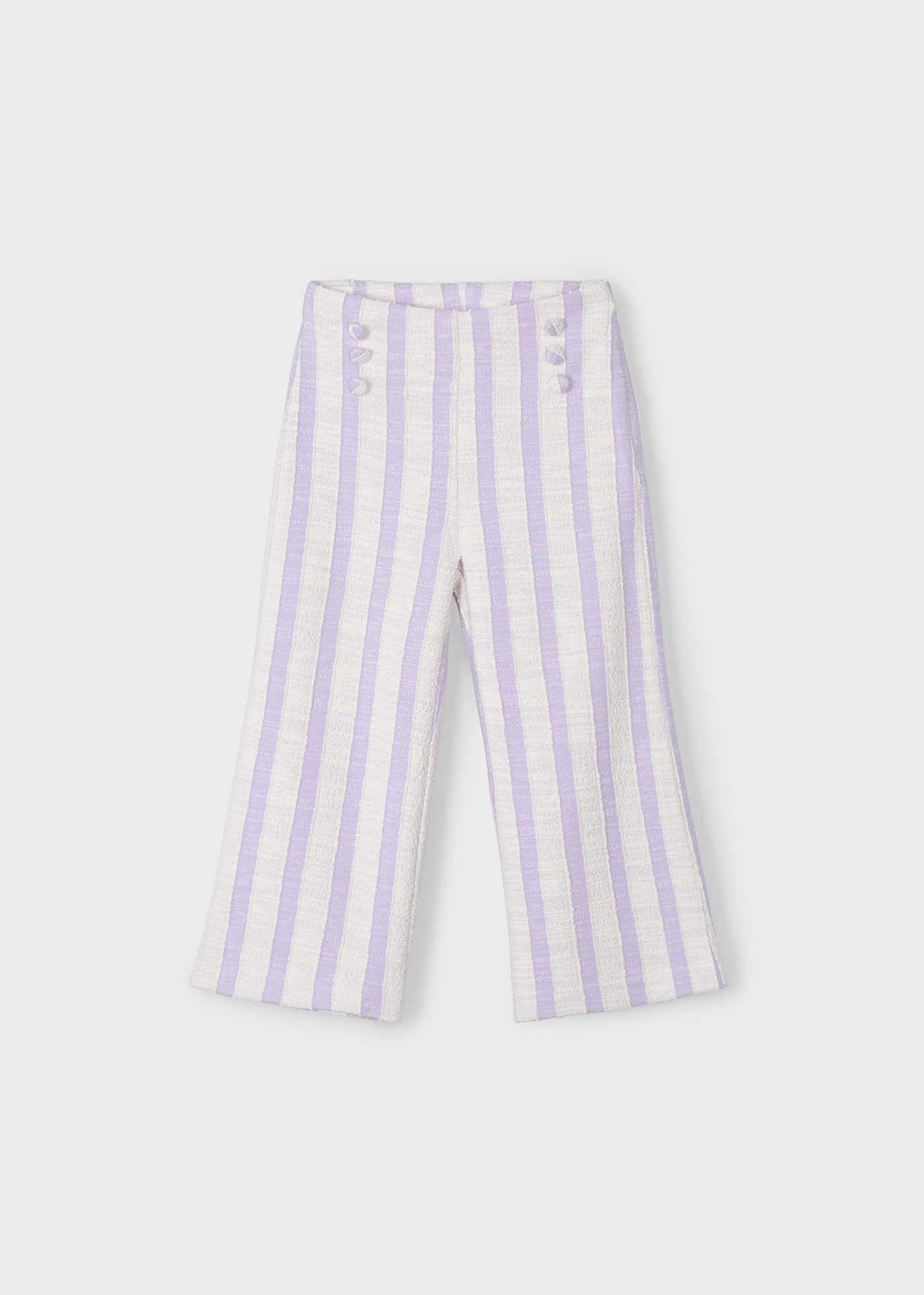 Pantalone righe bottoni bambina