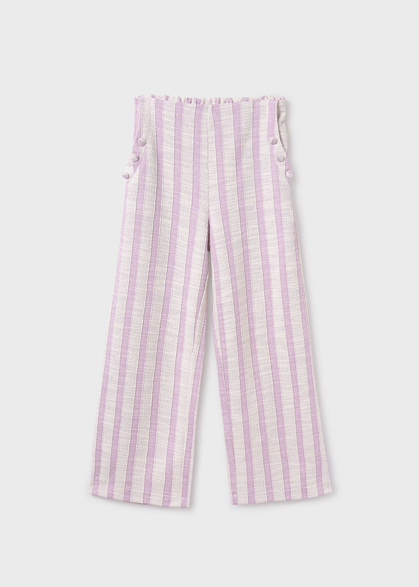 Girl button detail trousers