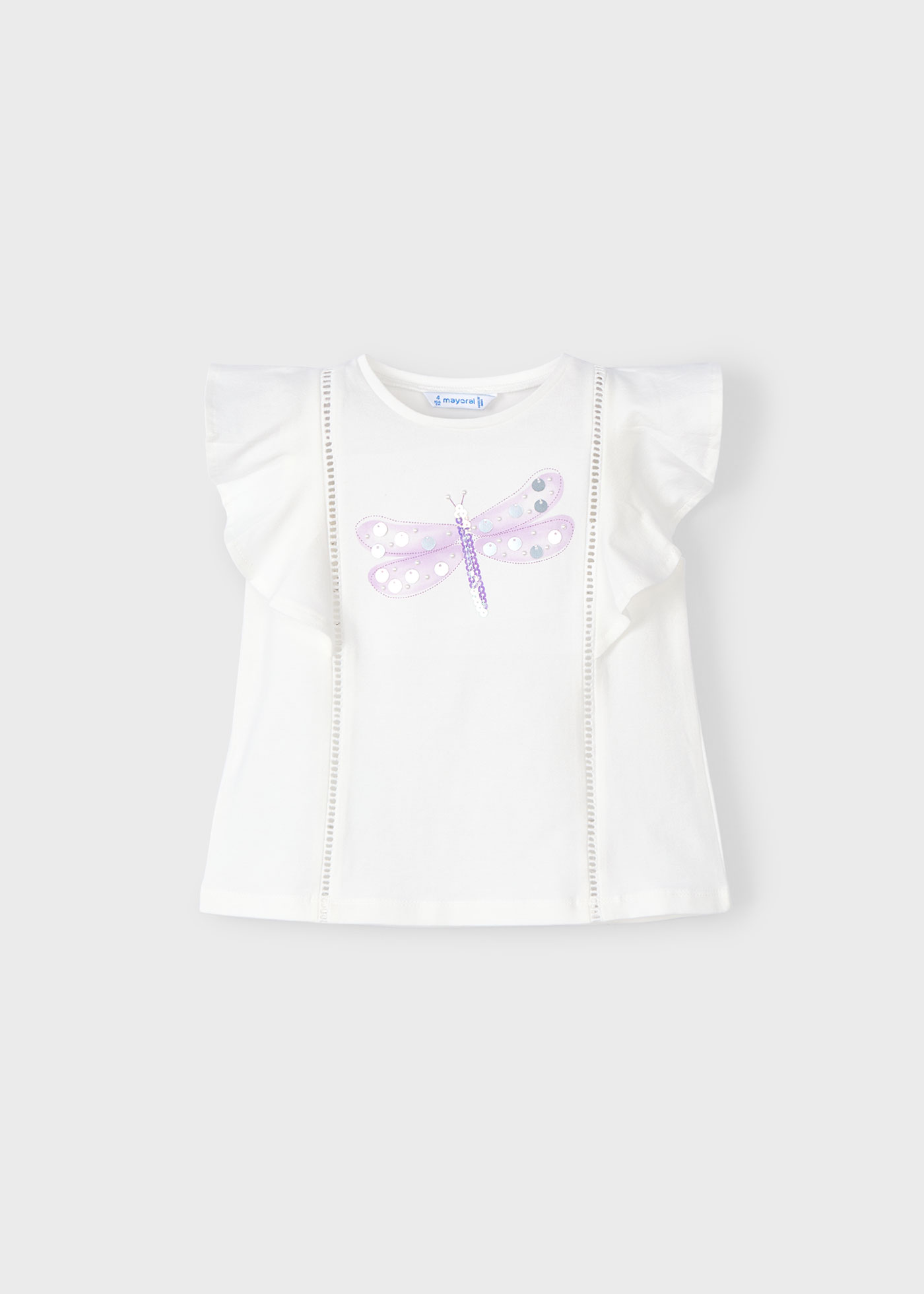 Camiseta aplique niña