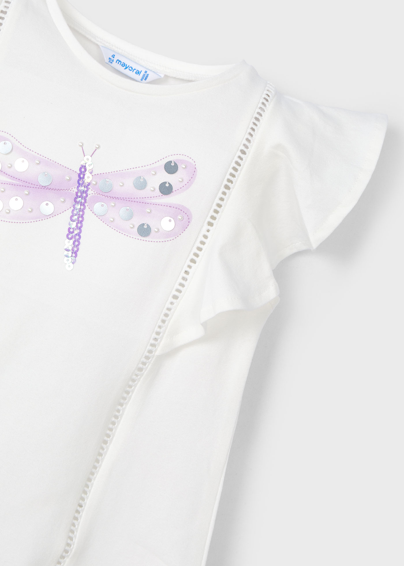 Maglietta applicazioni bambina
