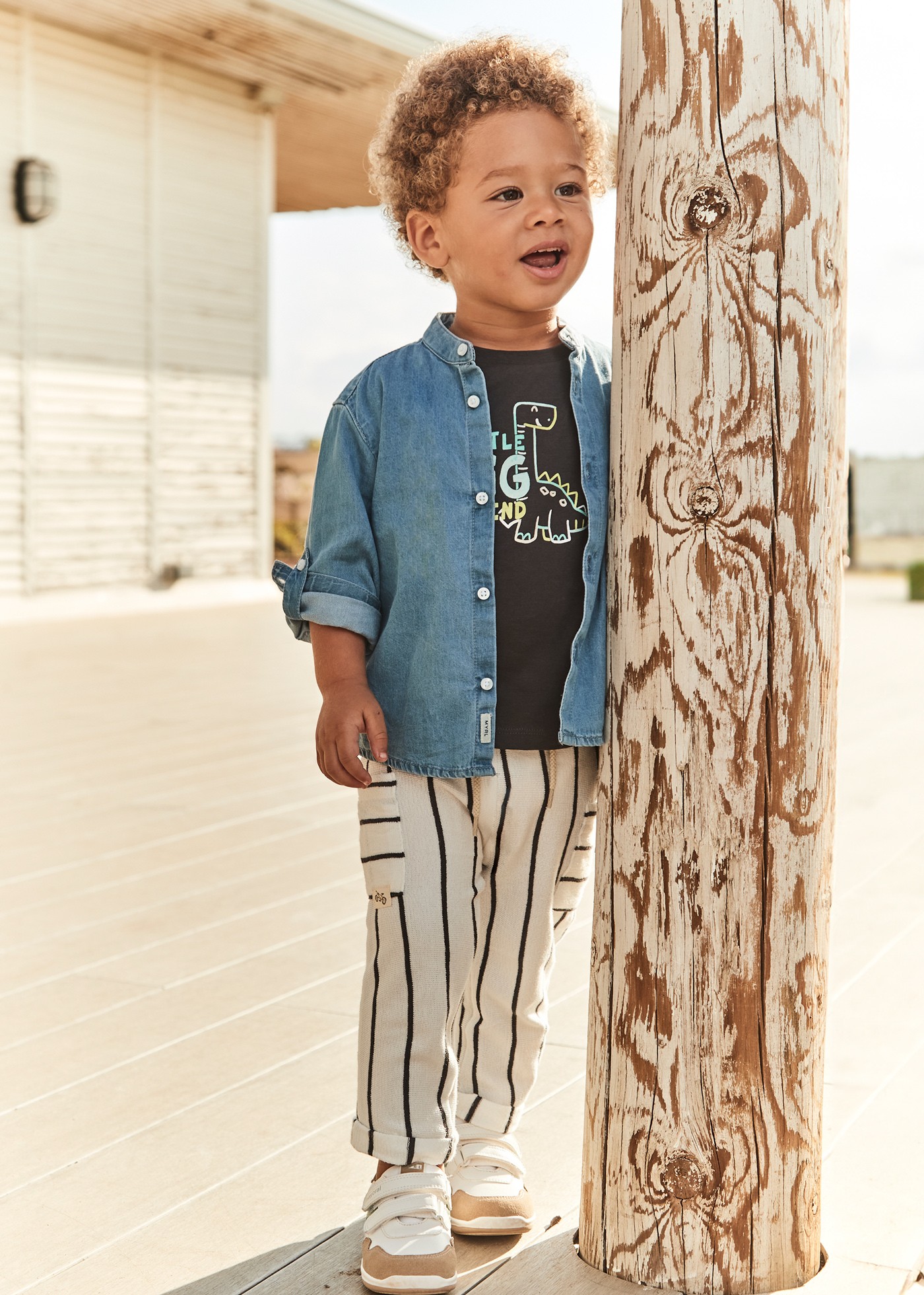 Baby striped trousers