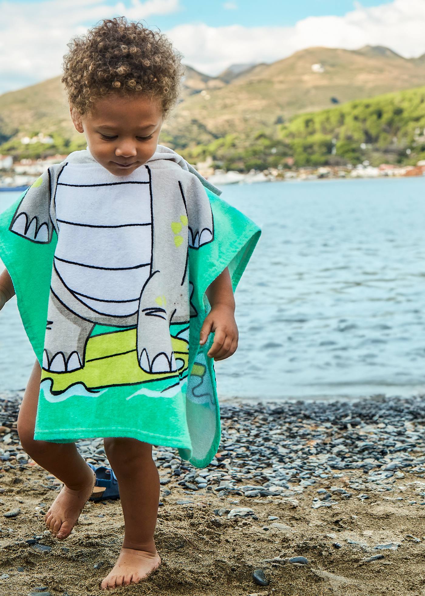 Serviette de plage à capuche bébé