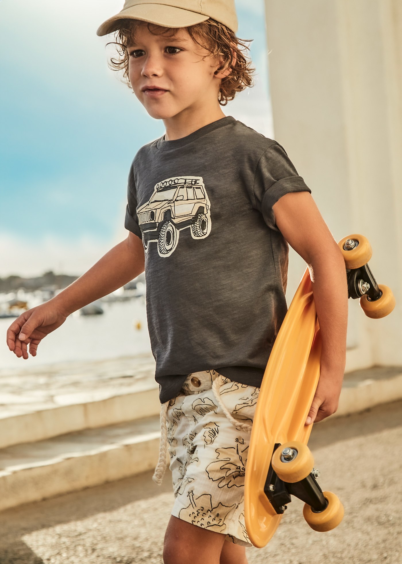 Bermudas Printmotiv Jungen