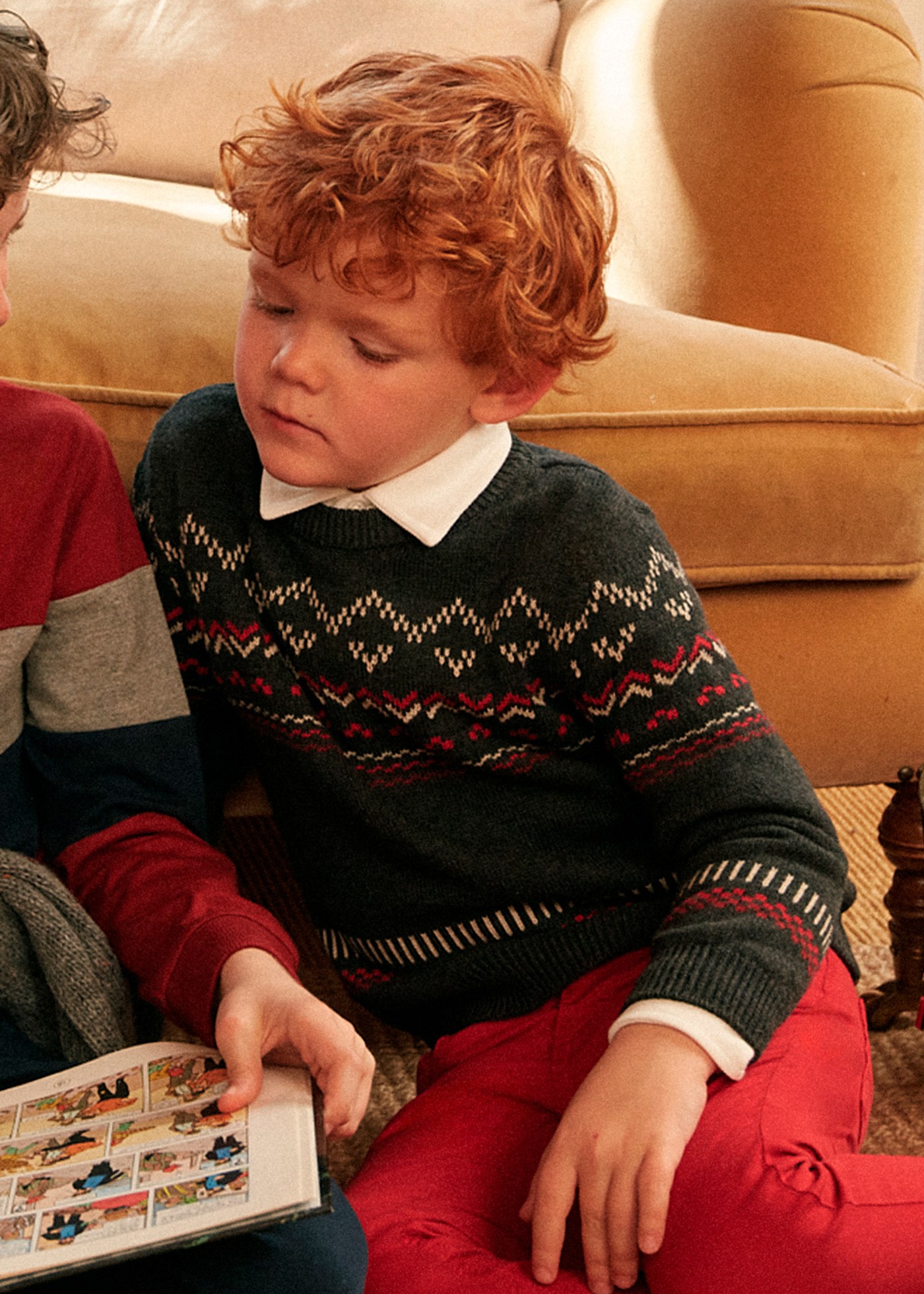 Boy Jacquard Jumper