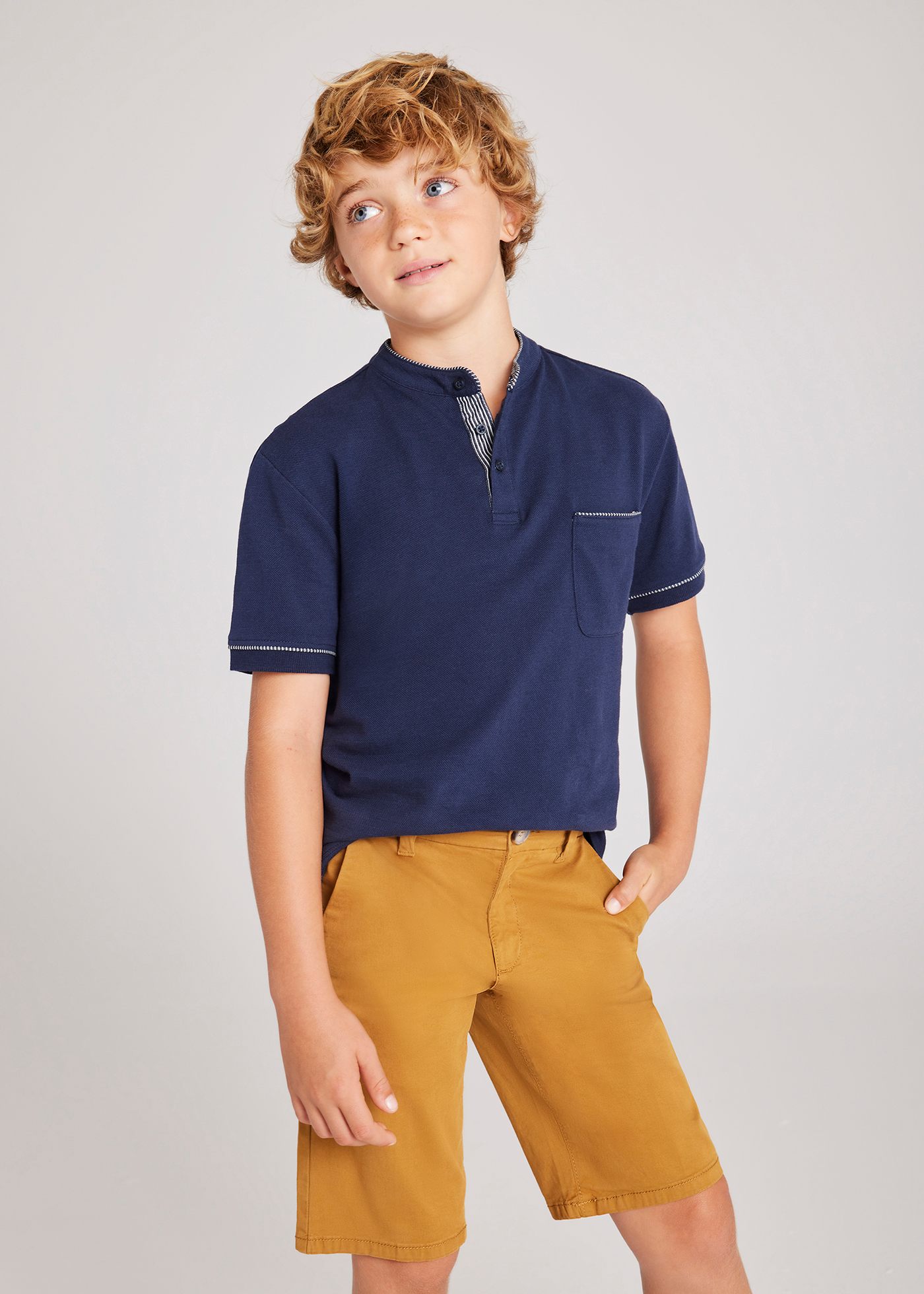 Chino Bermudas basic Teenager Jungen