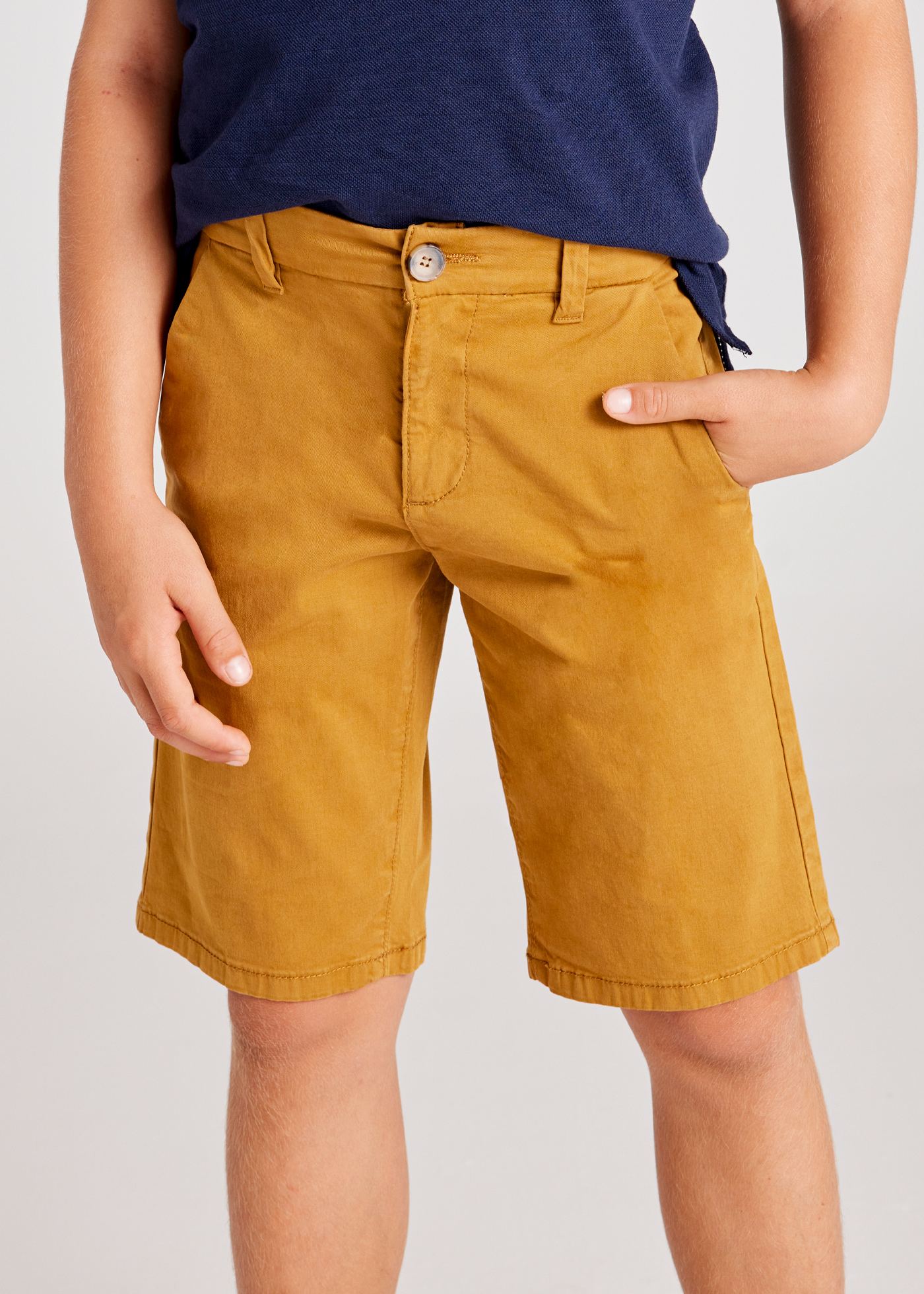 Bermudy chino basic dla chłopca