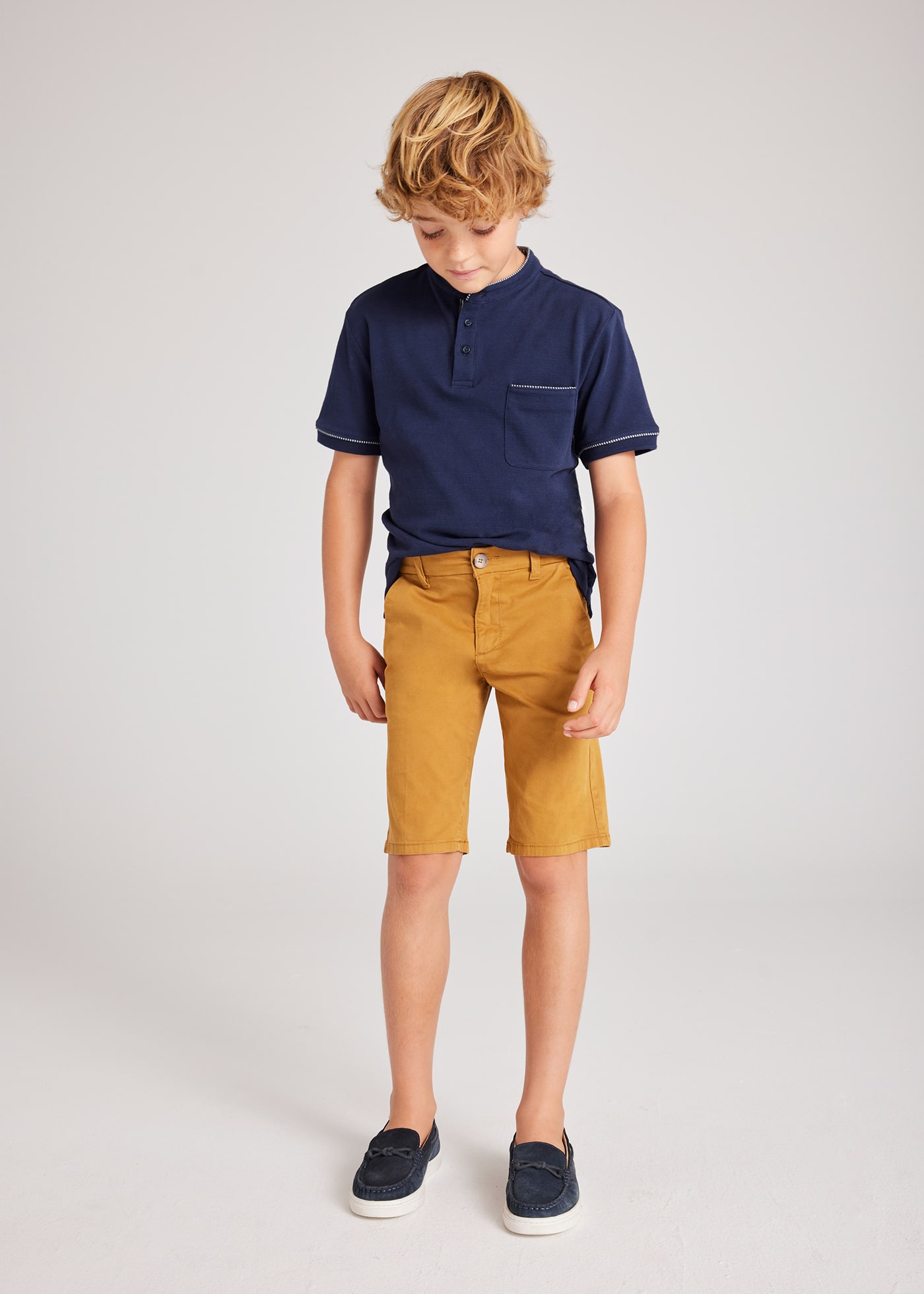 Bermudy chino basic dla chłopca