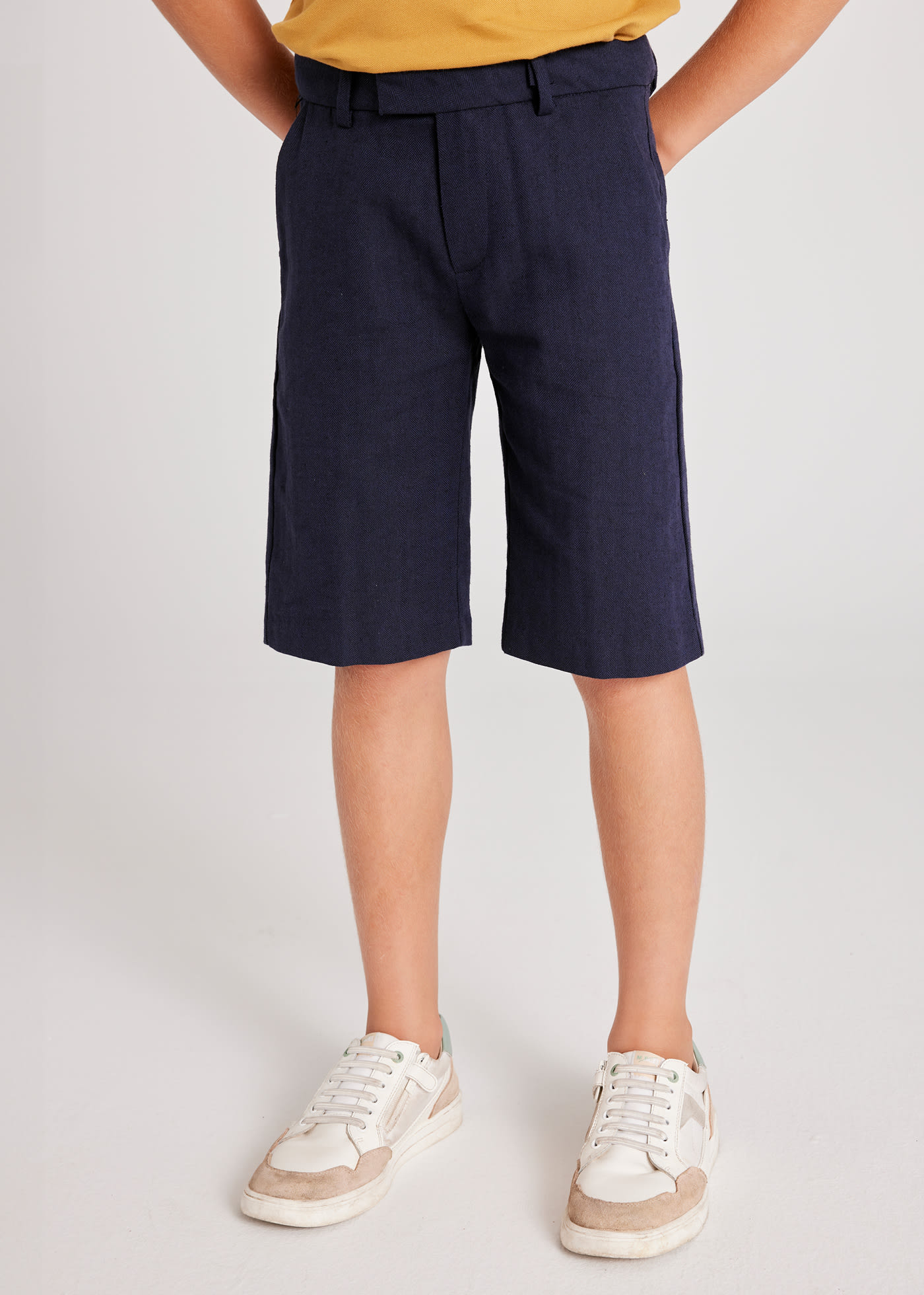 Boy Linen Dress Shorts