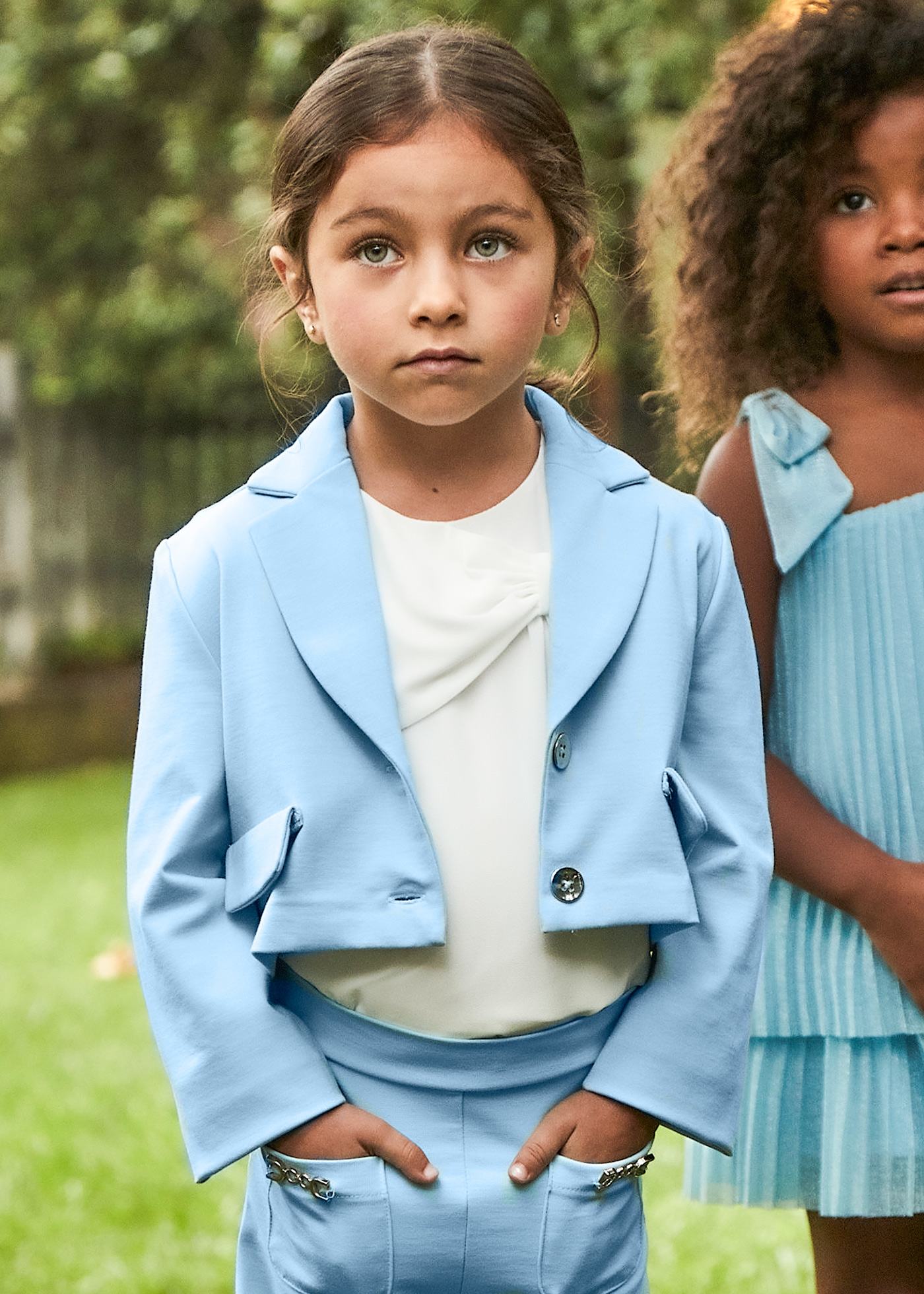 Chaqueta solapas niña