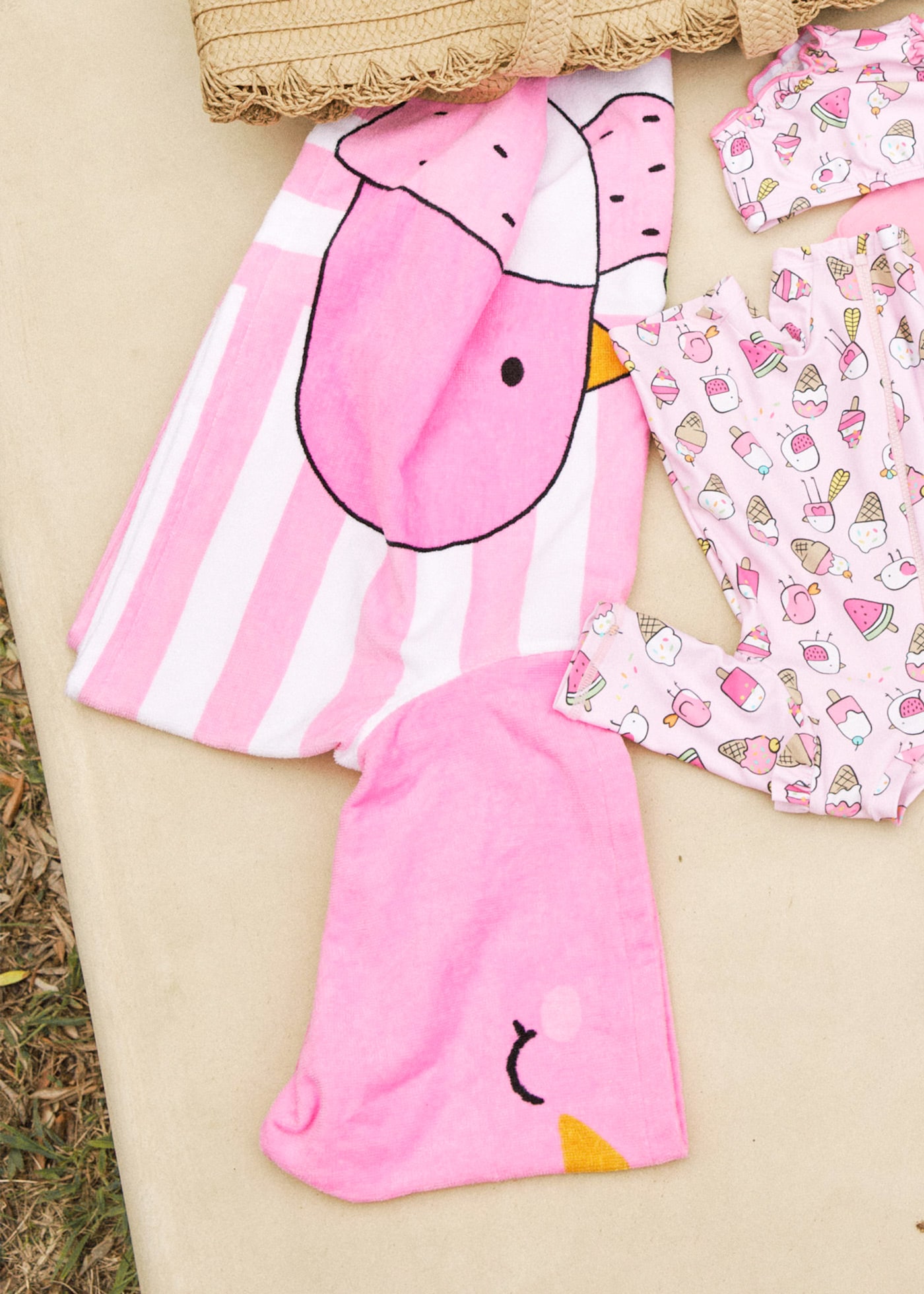 Baby hooded beach towel