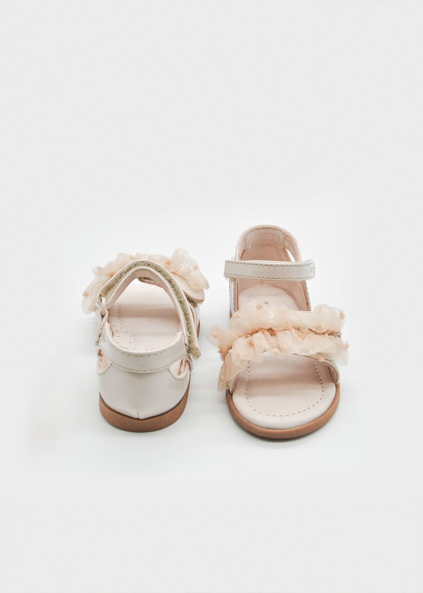 Sandali vernice neonata