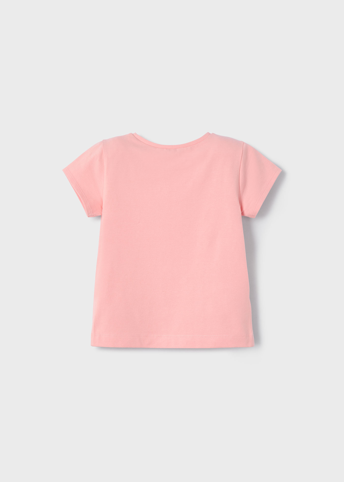 Camiseta básica flores niña