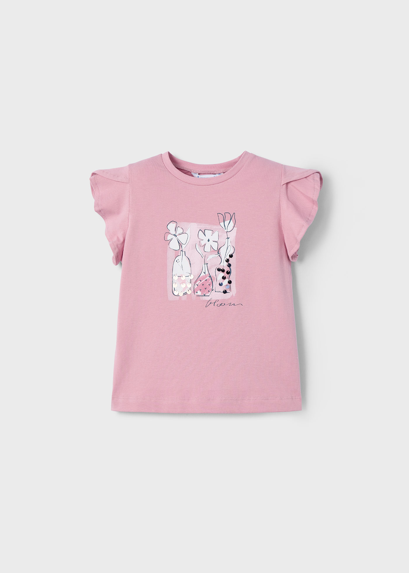 Camiseta aplicaciones niña