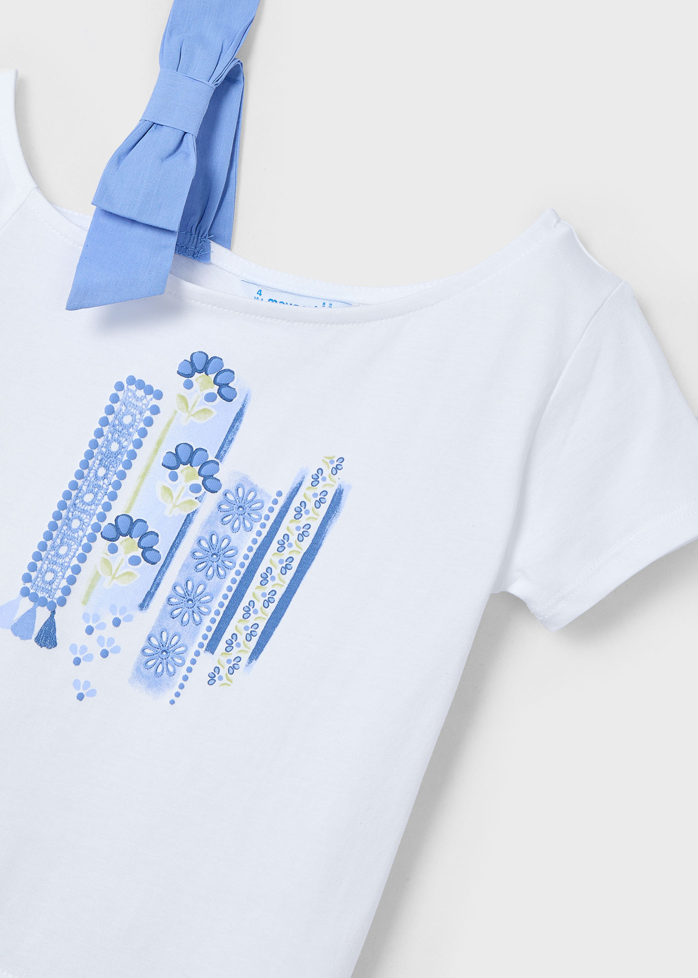 Playera asimétrica niña