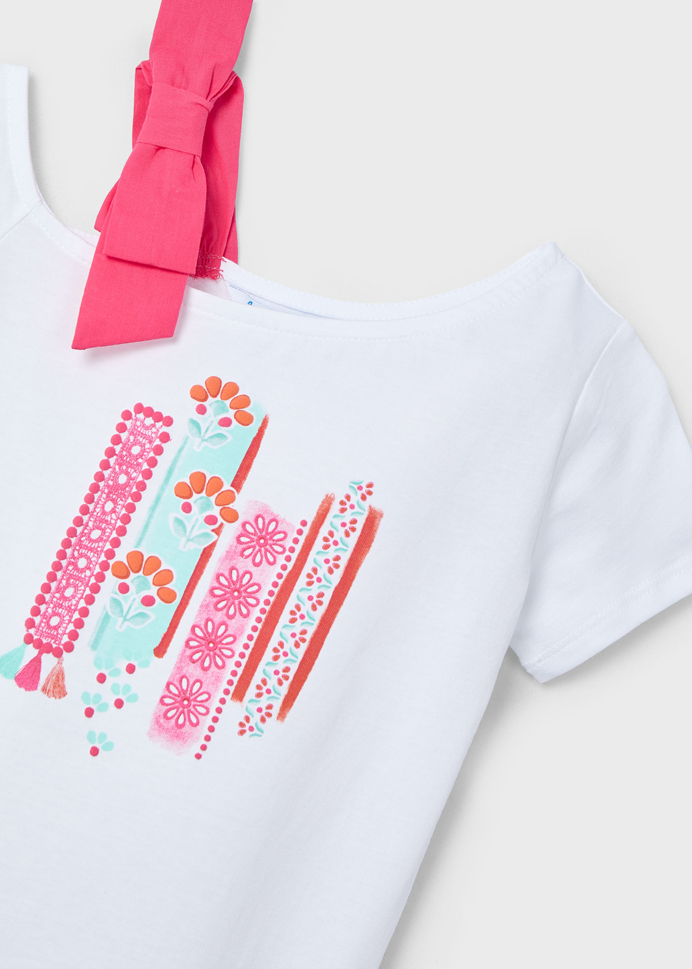 Tricou asimetric fetita