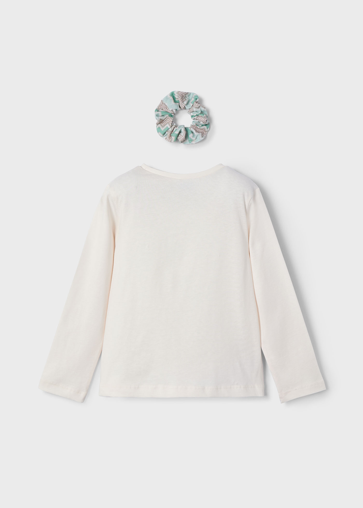Camisola com fita elástica menina