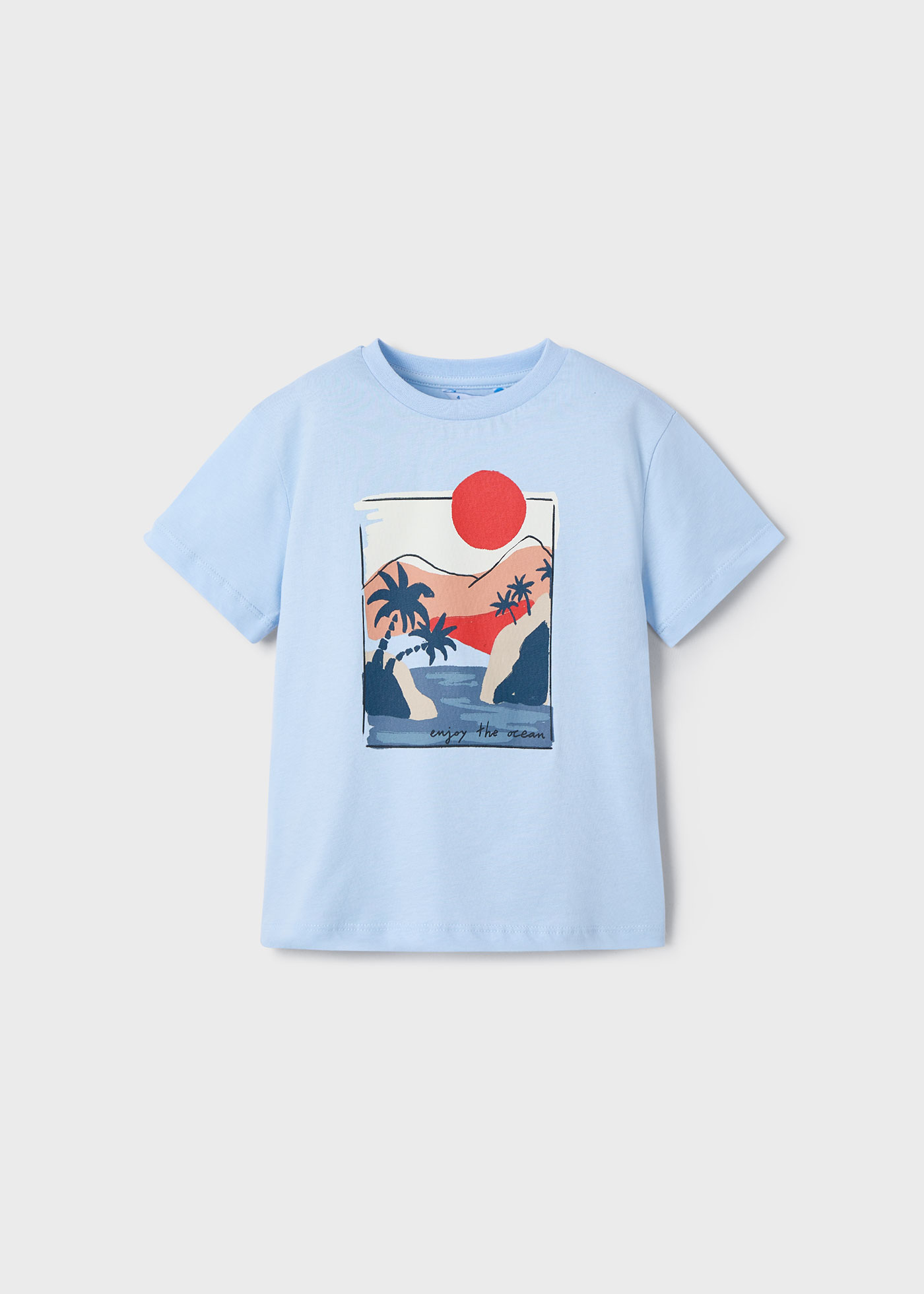 Camiseta paisaje niño