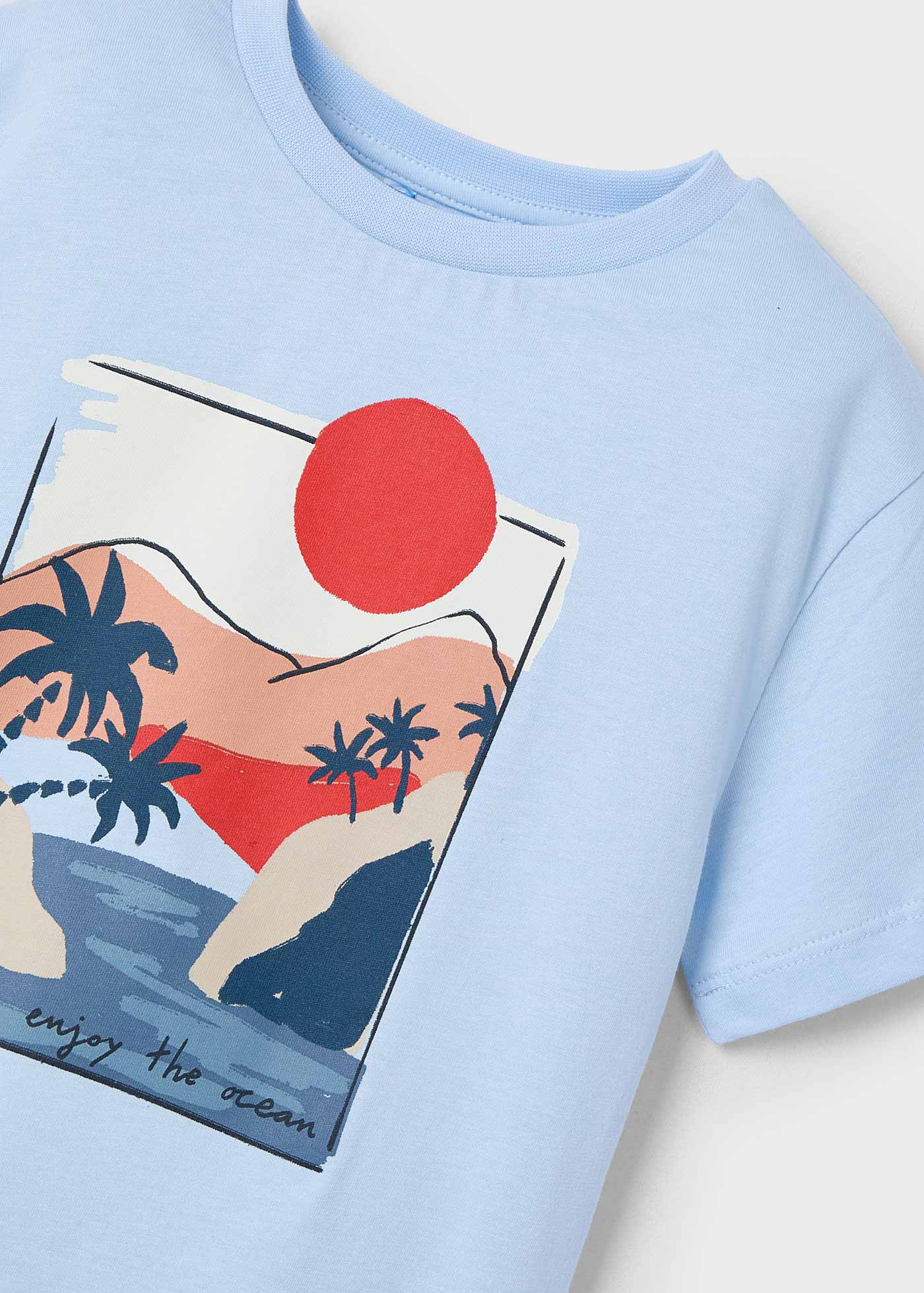 T-shirt paisagem menino