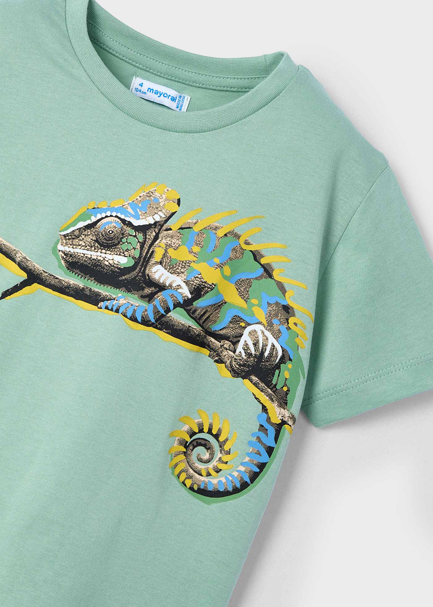 T-shirt camaleão menino