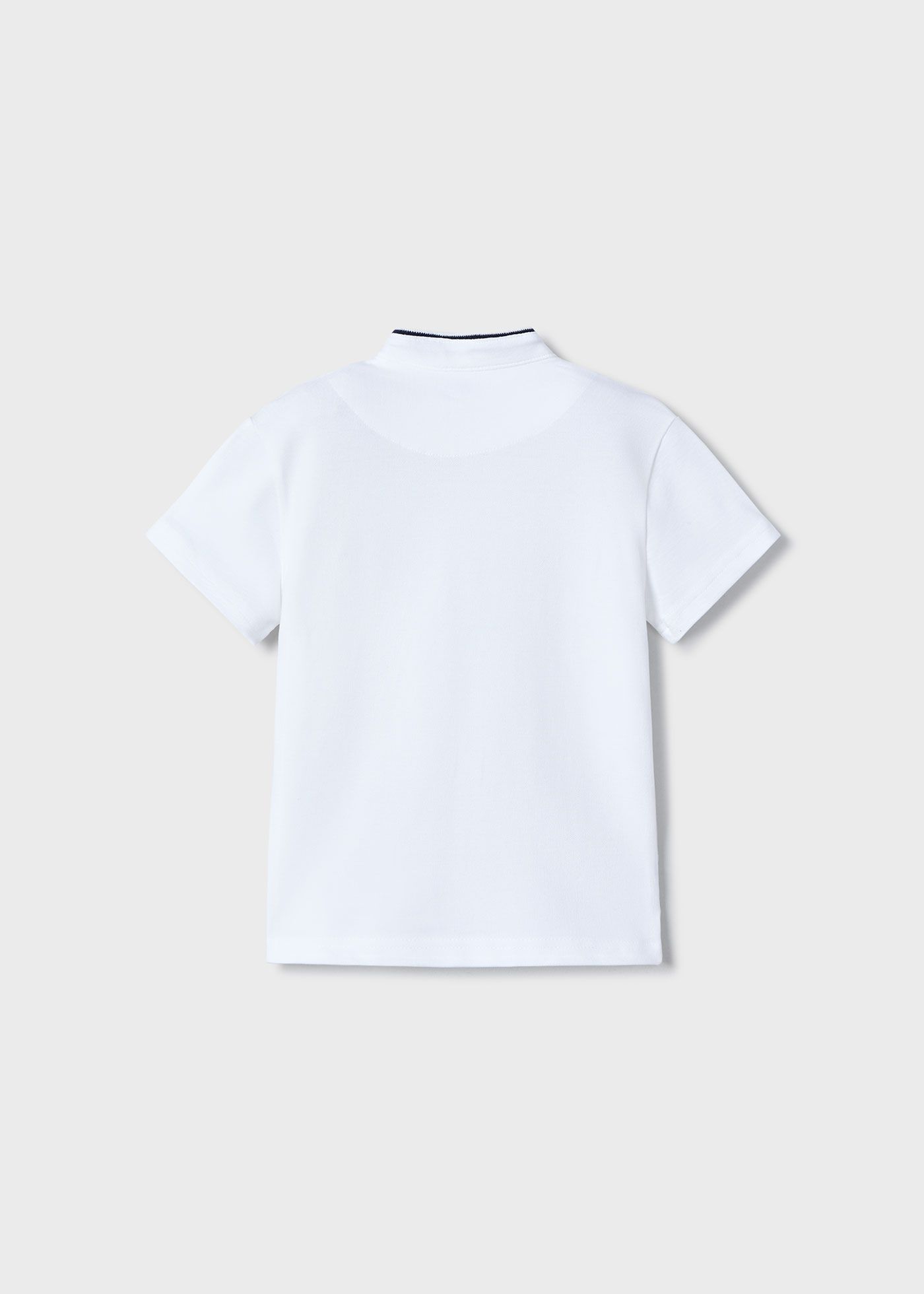 Boy mao collar polo shirt