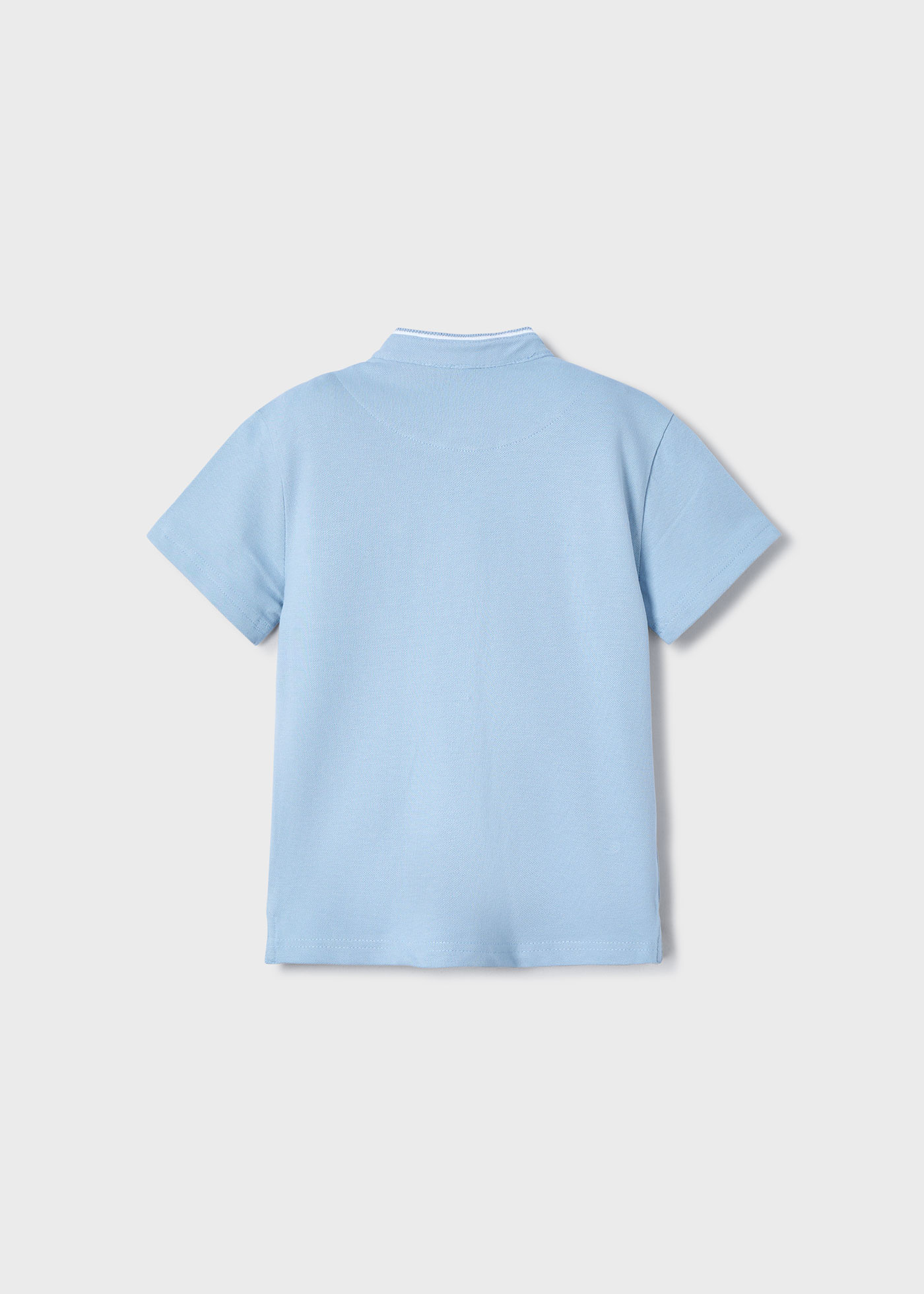 Boy mao collar polo shirt