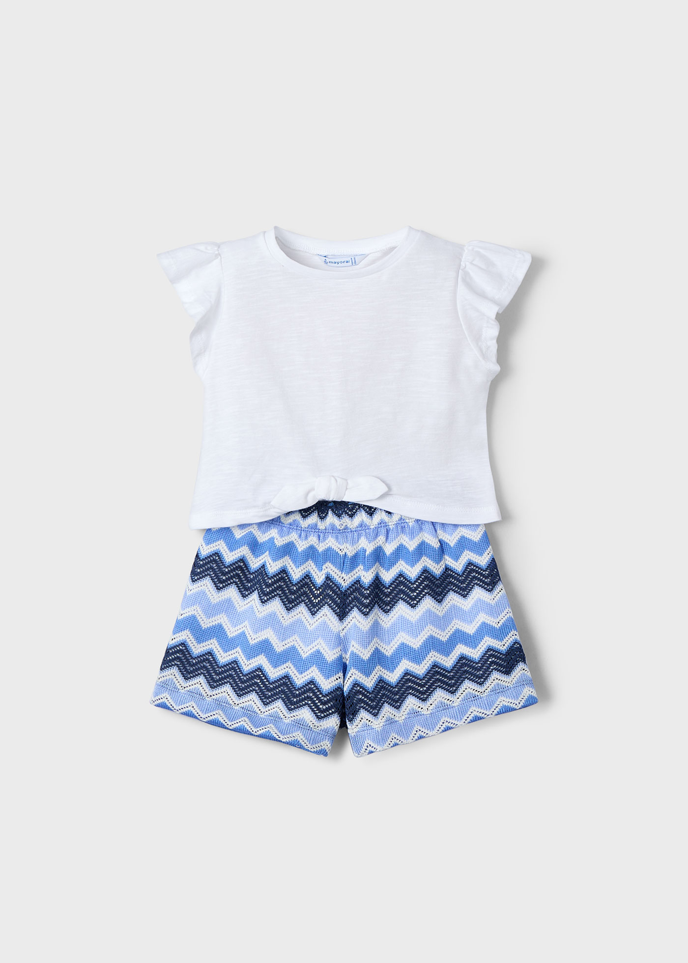 Conjunto calção e t-shirt menina