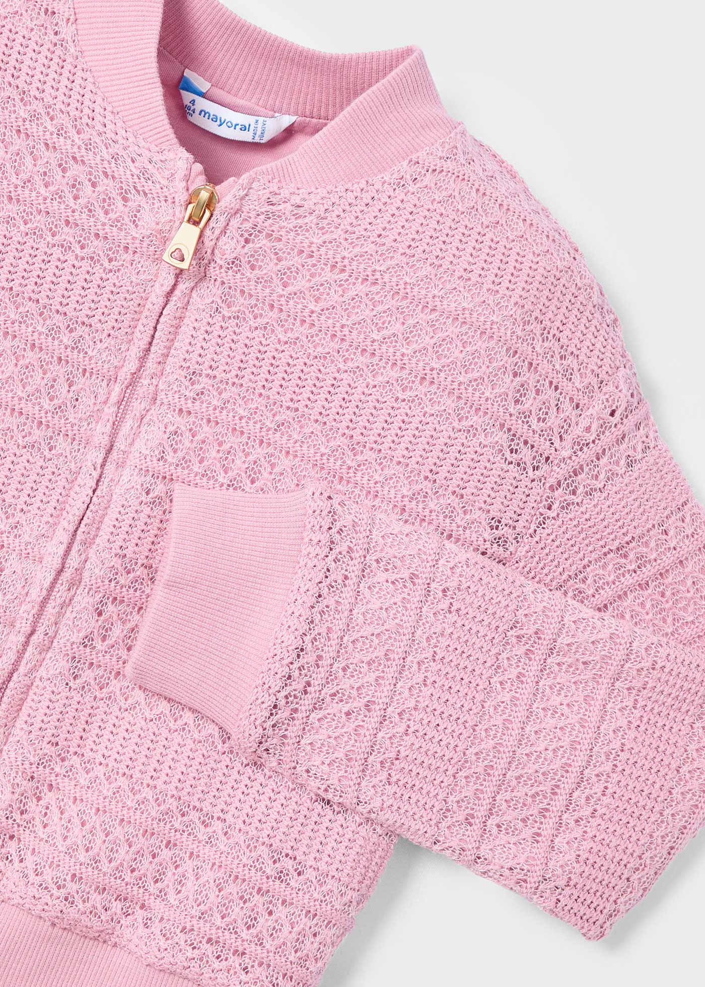 Jacke Häkeldetail Mädchen