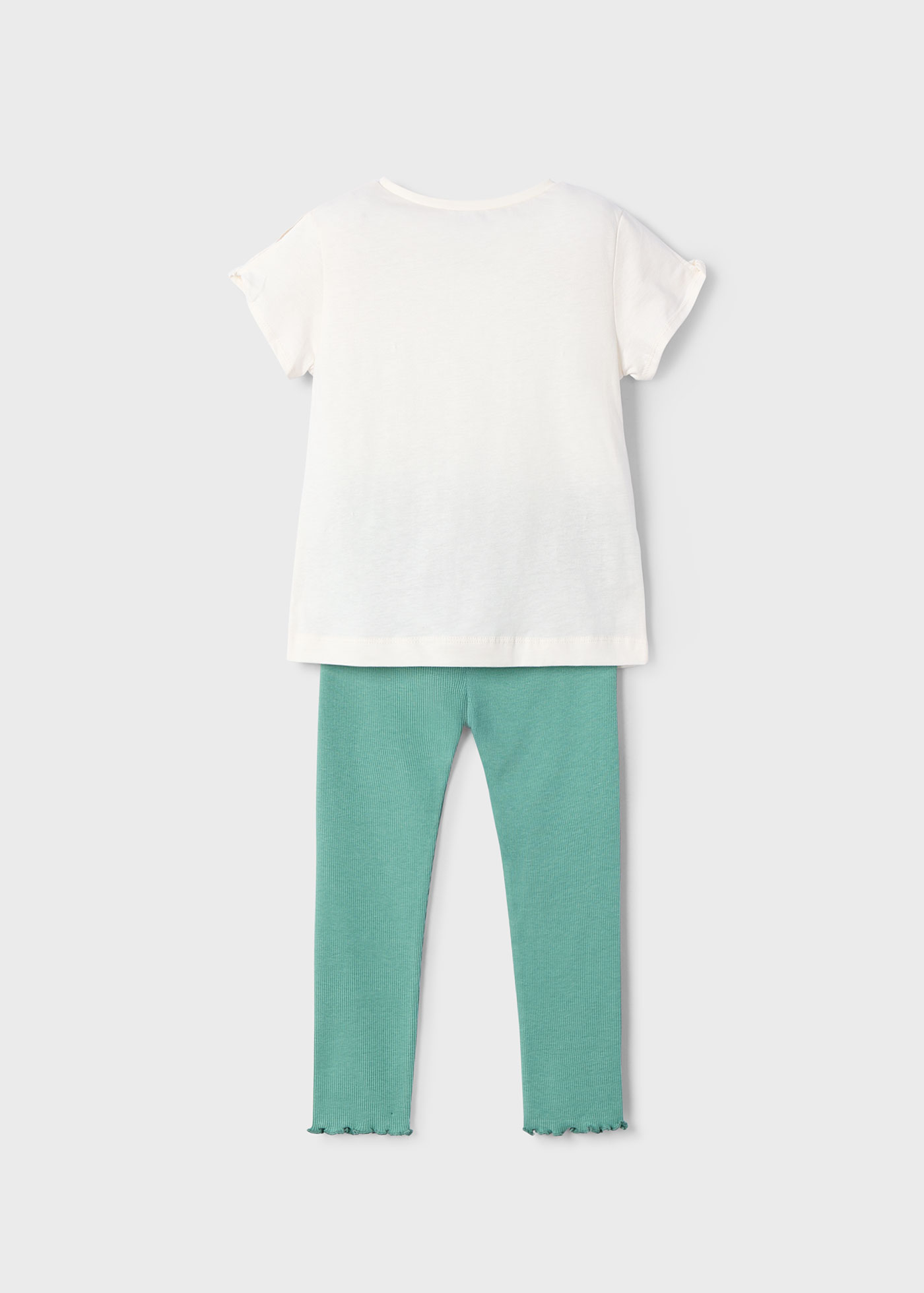 Conjunto legging e t-shirt cachorro menina