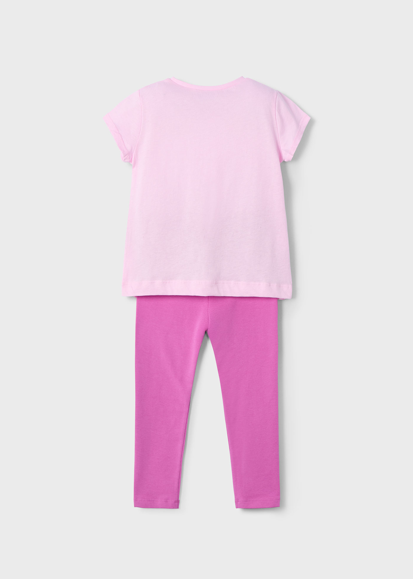 Ensemble legging et t-shirt imprimé fille