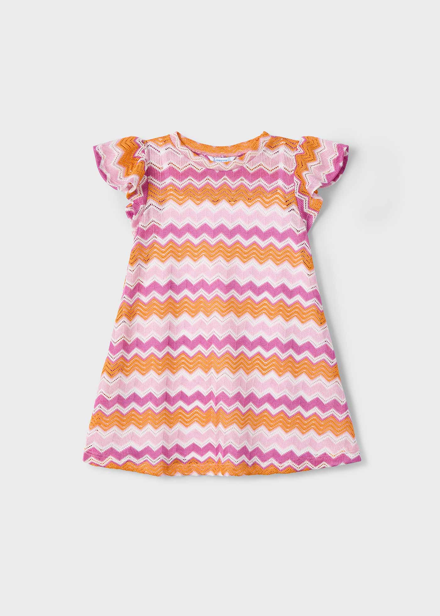 Robe zigzag fille