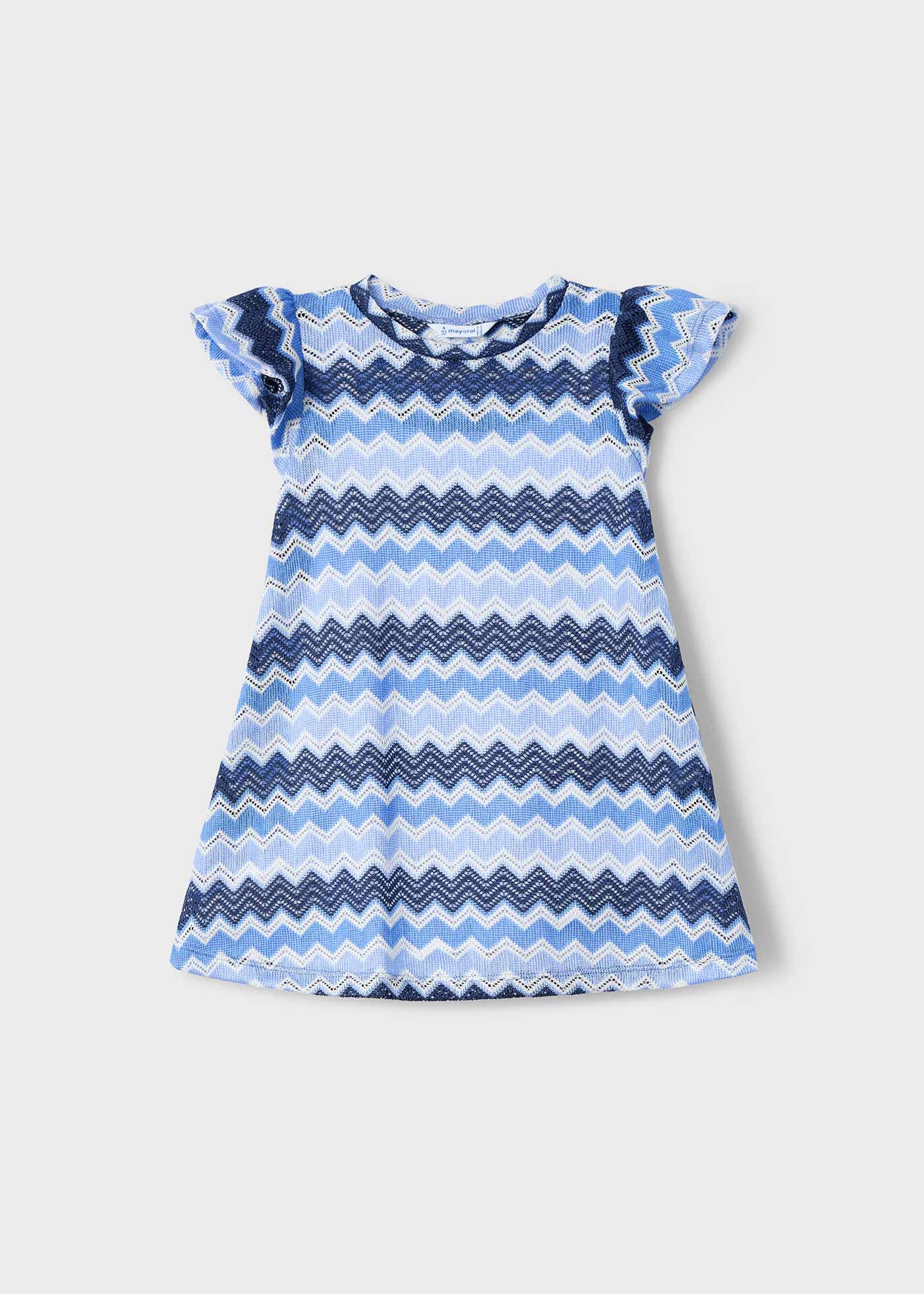 Robe zigzag fille