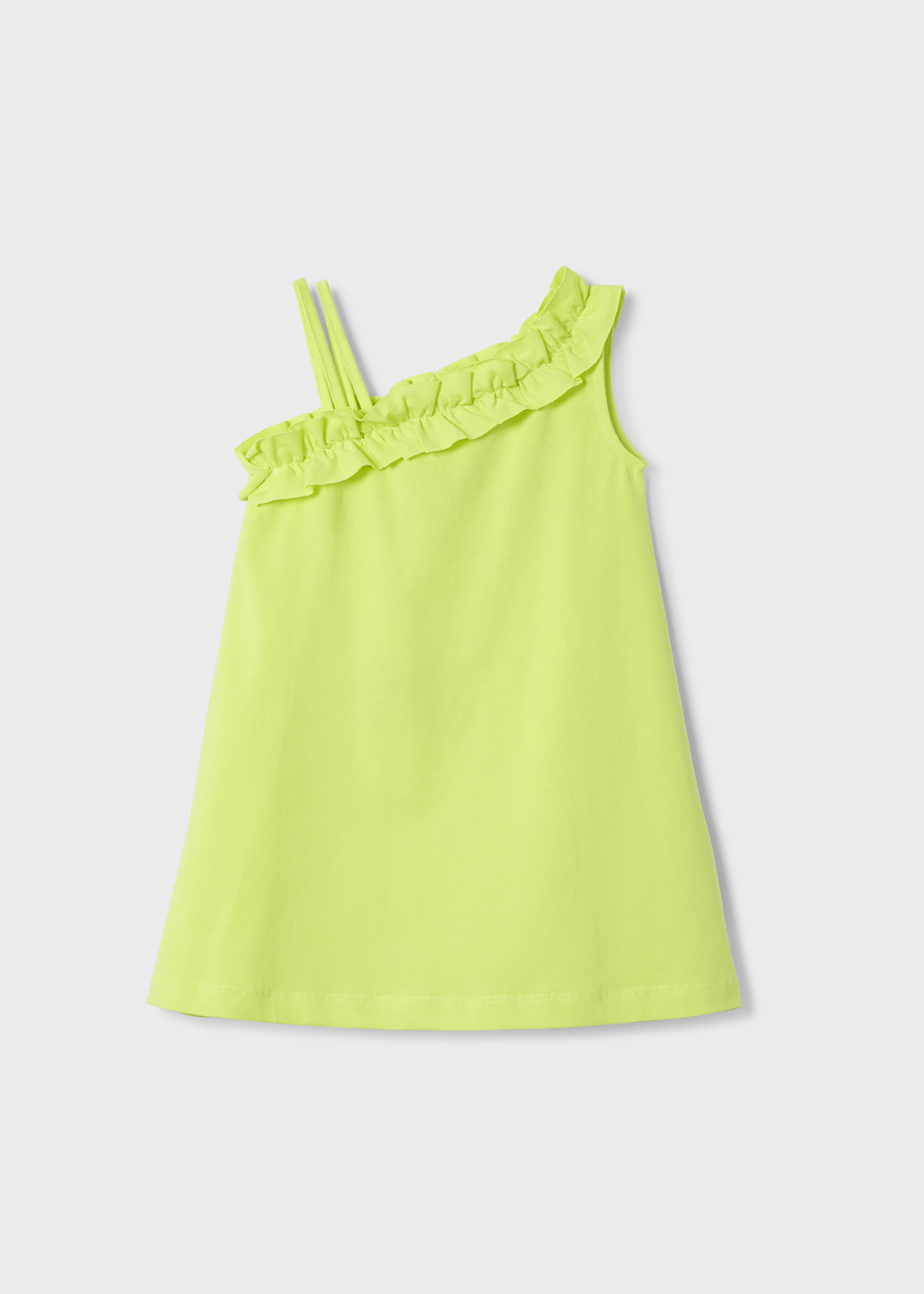 Vestido assimétrico menina