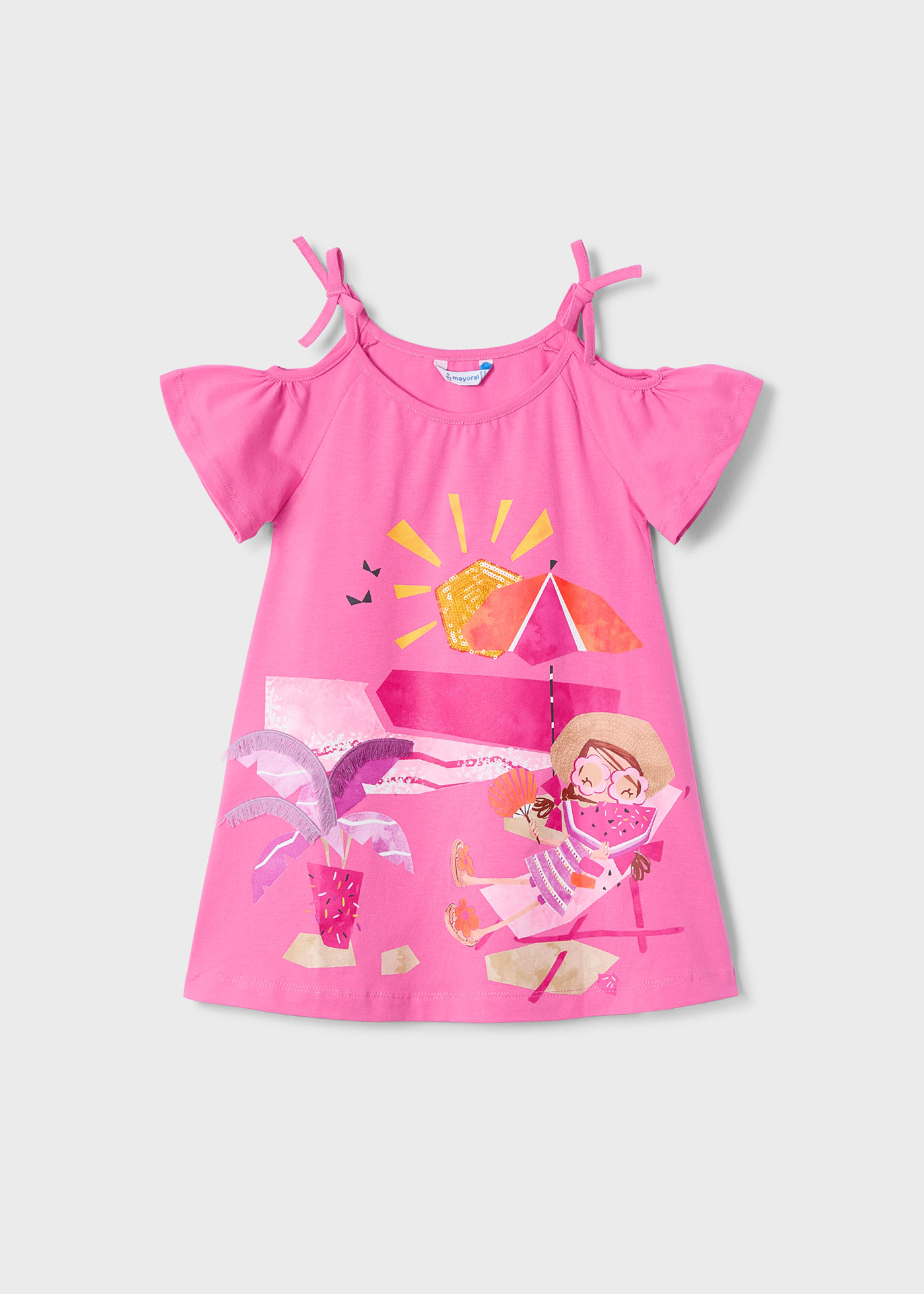 Vestido casual menina