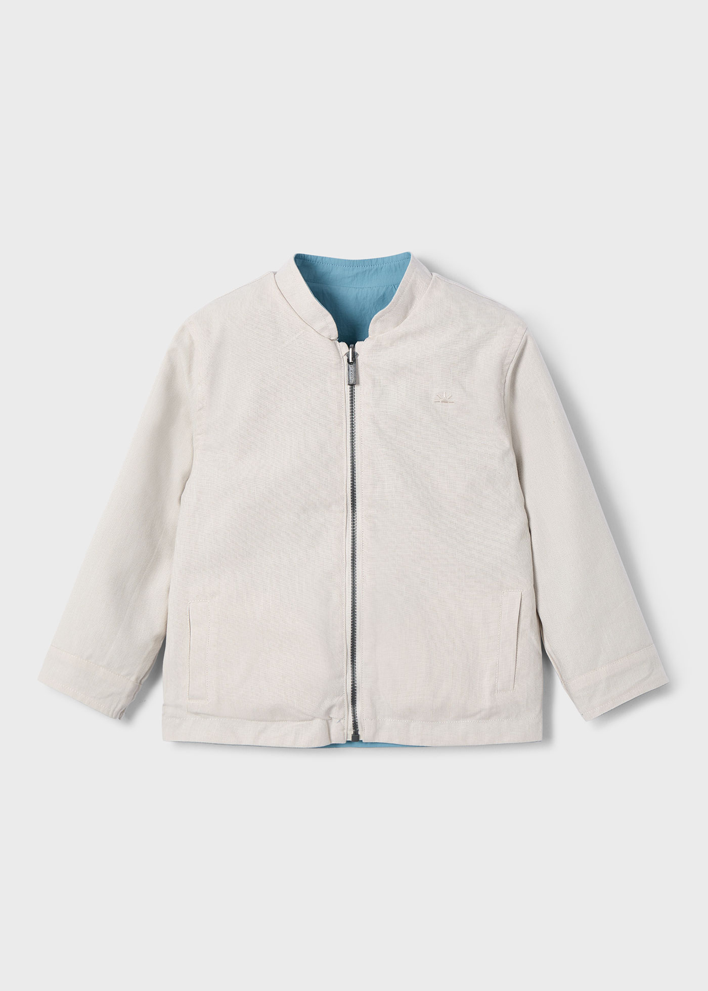 Boy reversible zip jacket