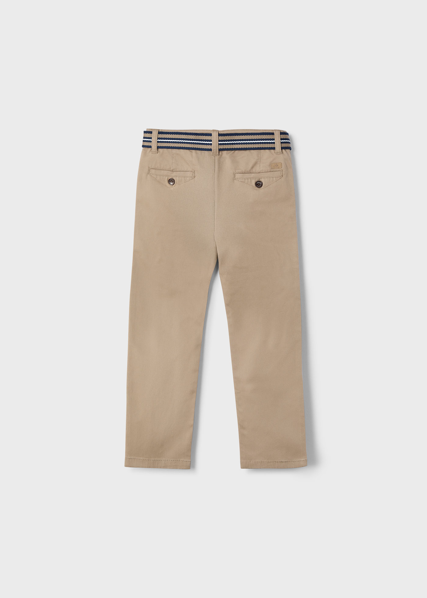 Boy pique trousers with belt