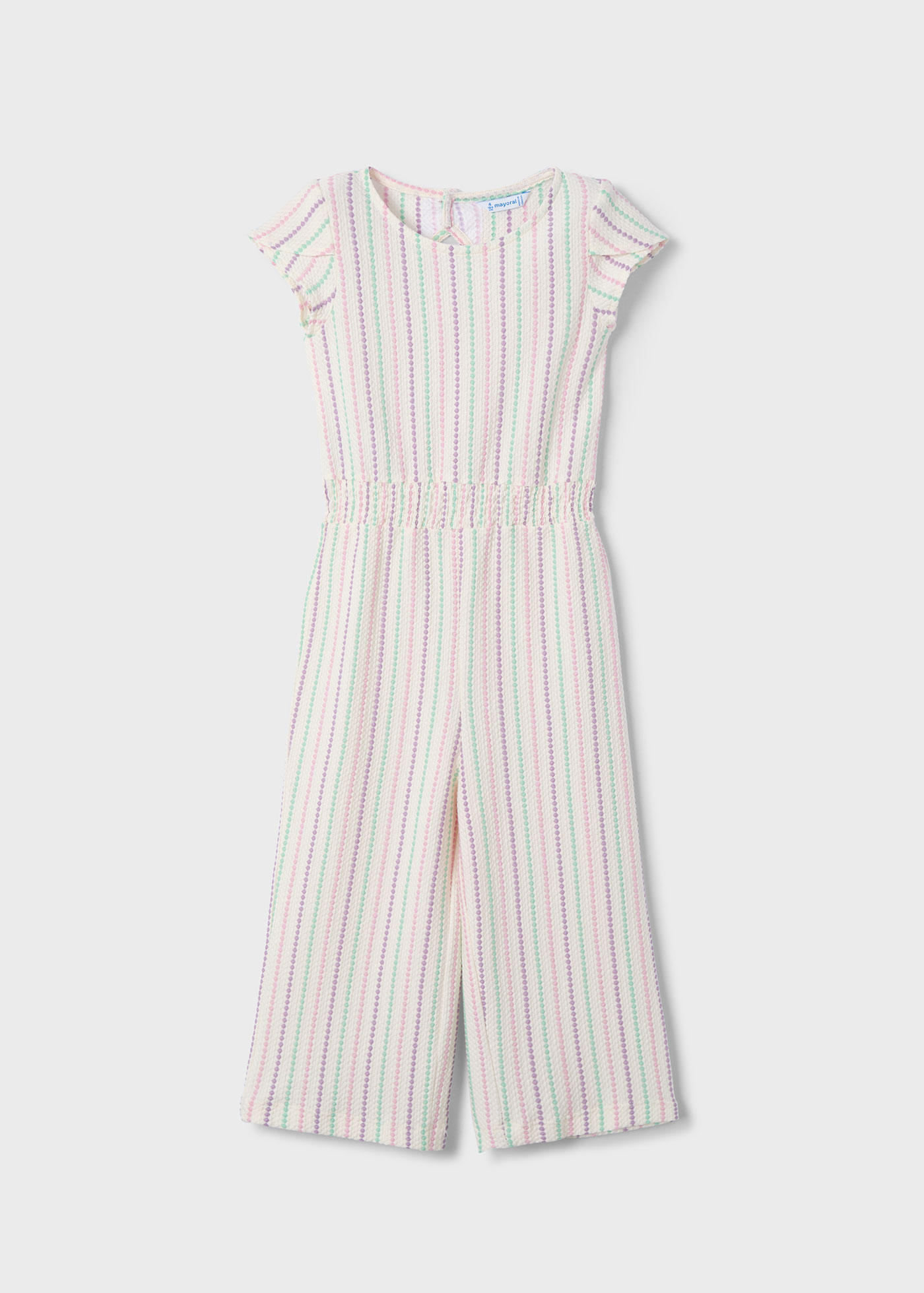 Girl striped jumpsuit