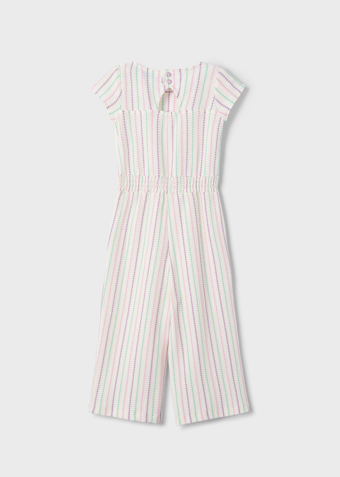 Girl striped jumpsuit