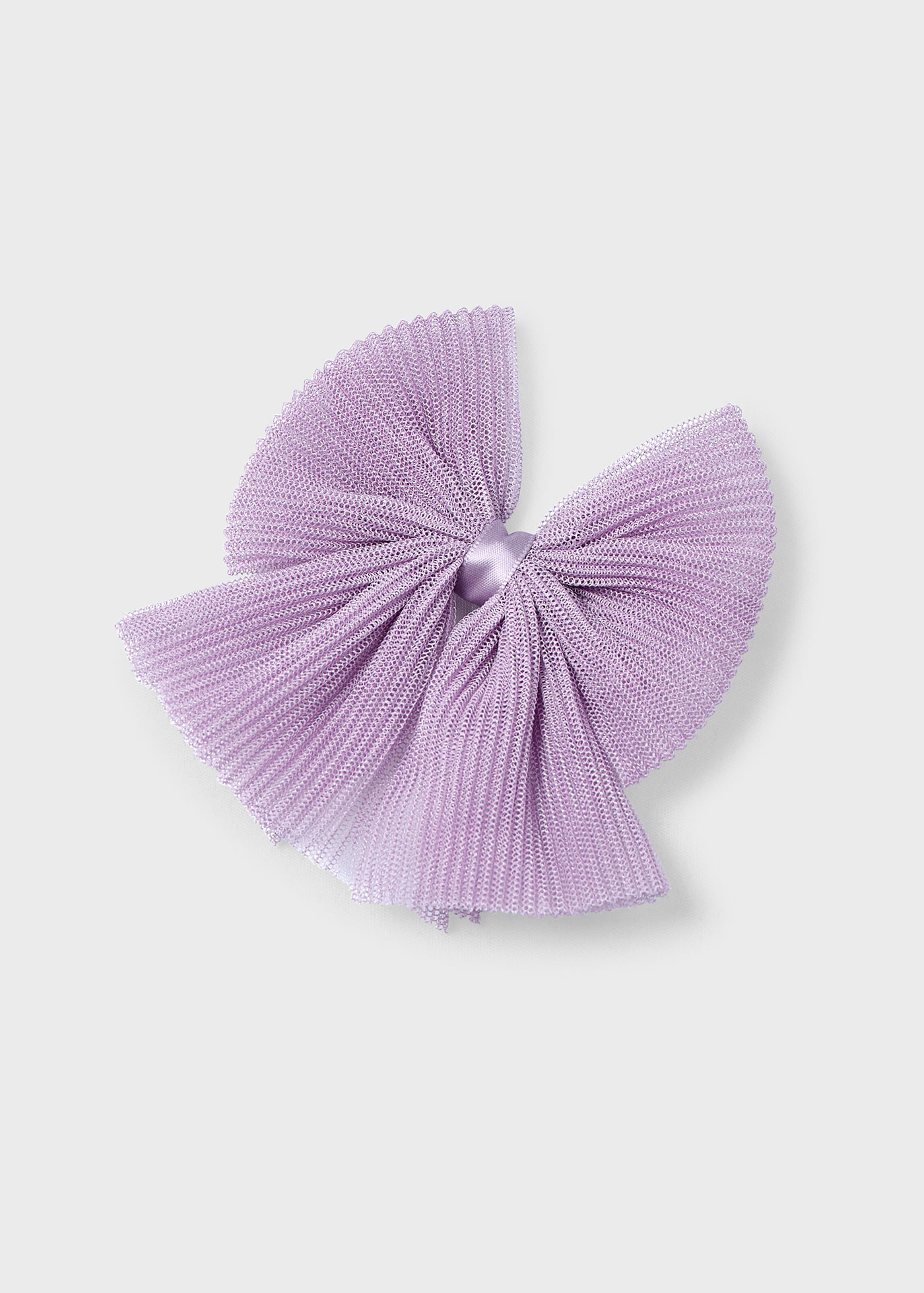 Girl tulle bow clip