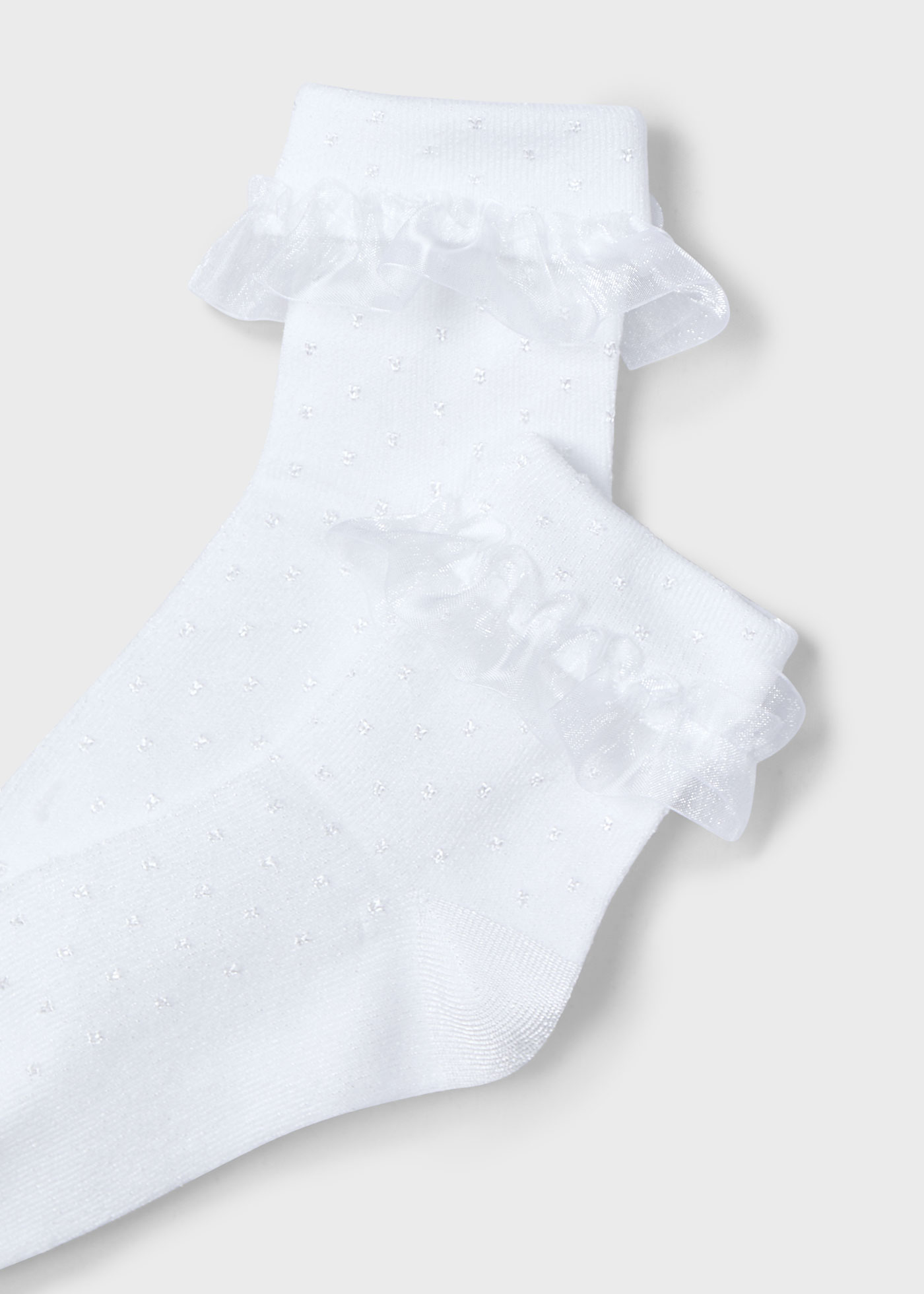 Calze volant tulle bambina