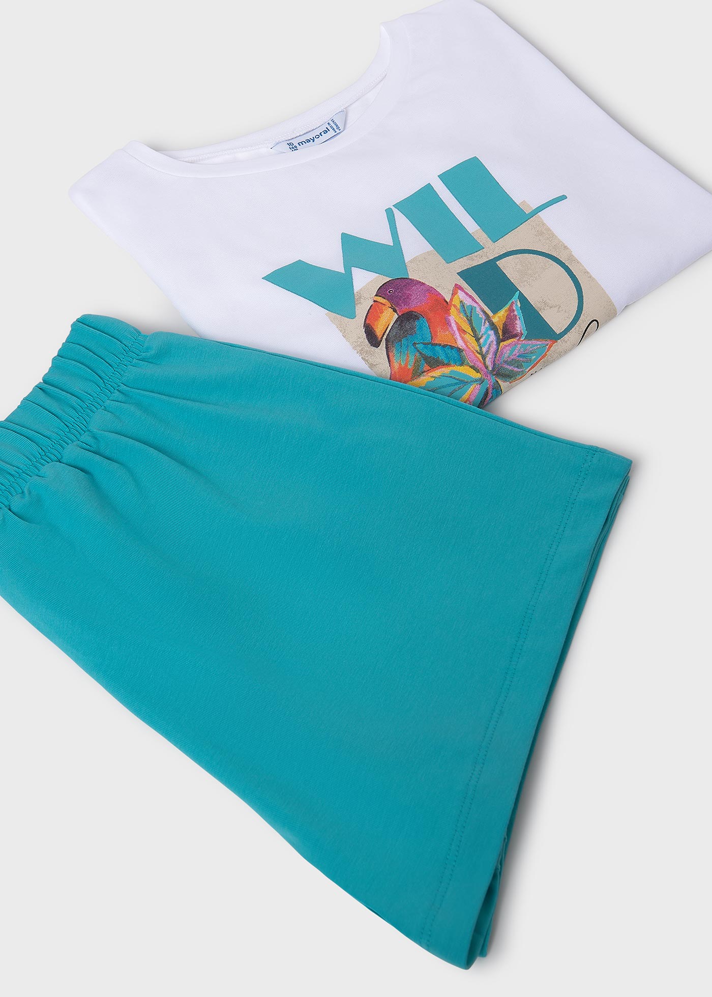 Girl Graphic T-Shirt and Shorts Set