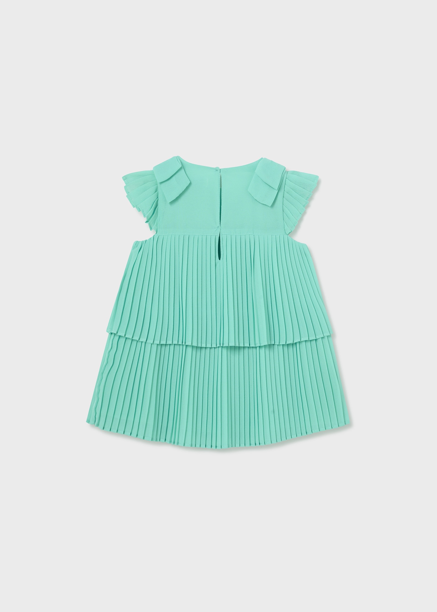 Vestido plisado lazos bebé