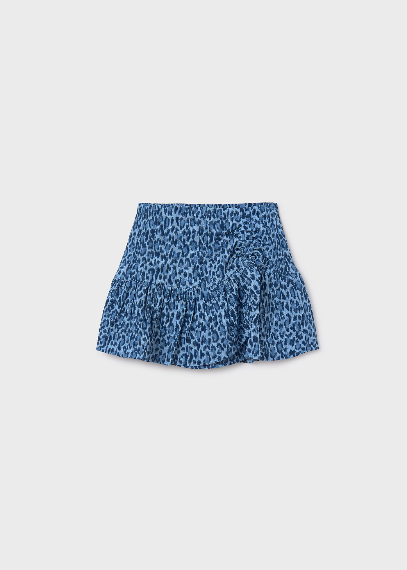 Girl leopard print skirt