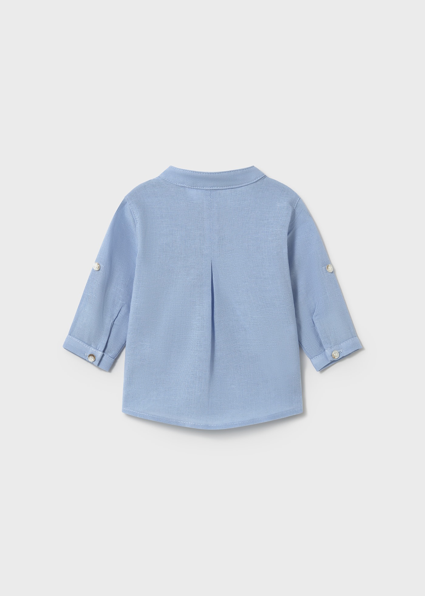Camicia manica lunga colletto coreana neonato