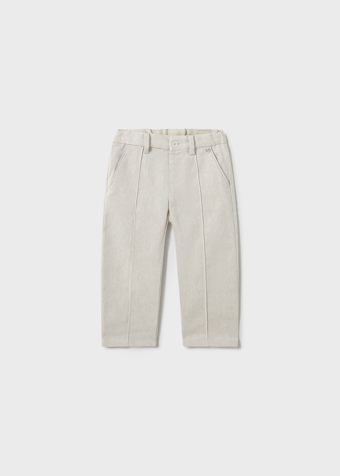 Pantalone elegante lino neonato