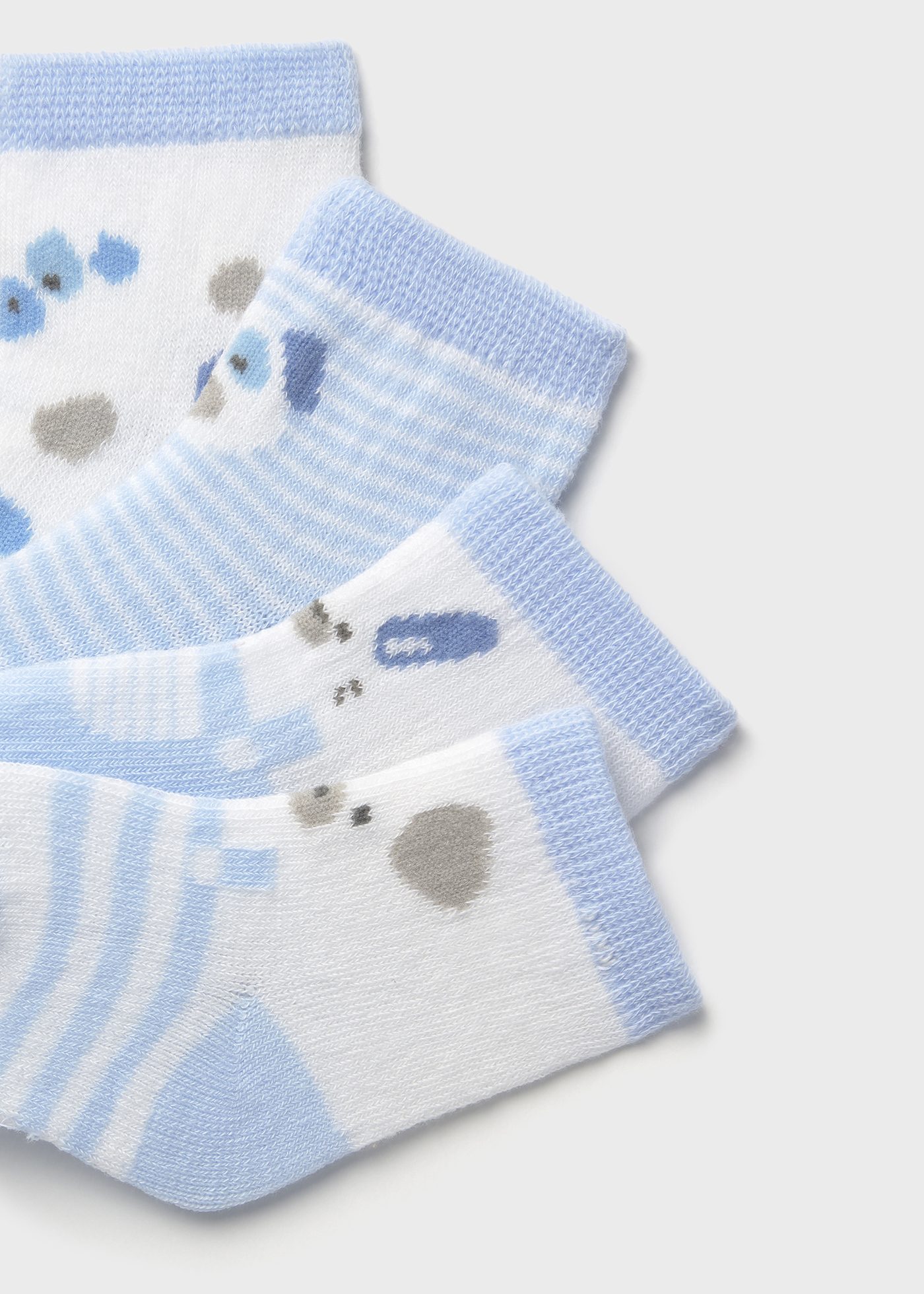 Lot de 4 chaussettes animaux nouveau-nés